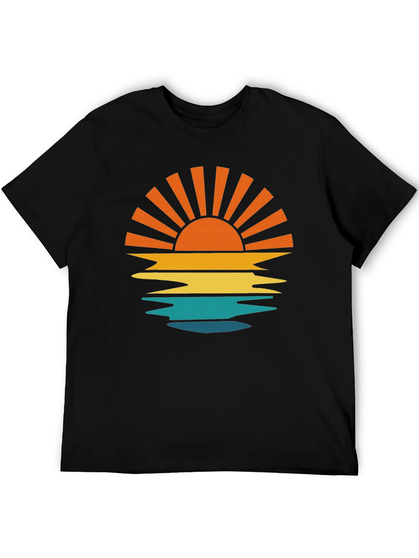 Sunset Graphic T-Shirt Retro Style