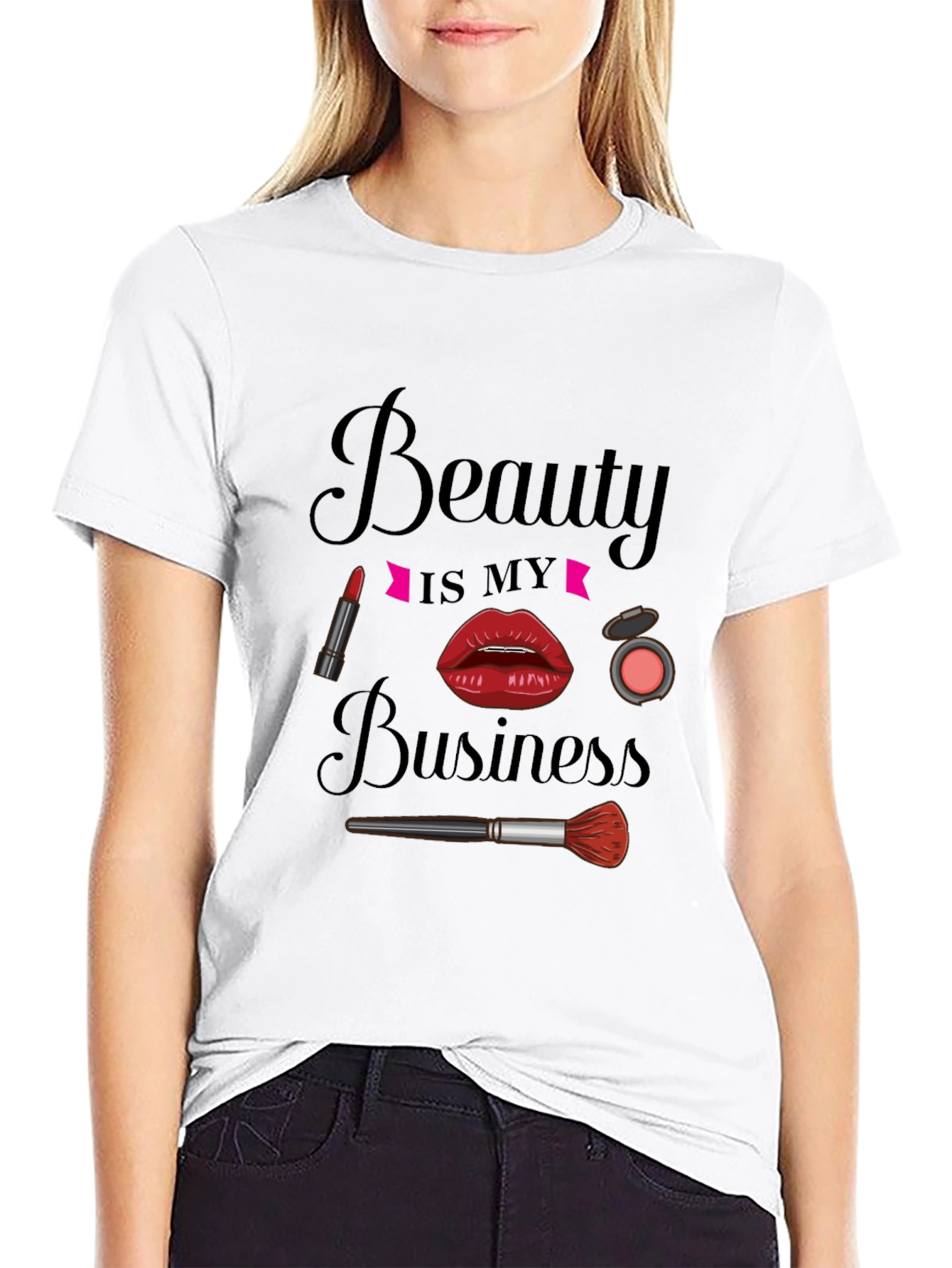 Beauty Is My Business Black T-Shirt