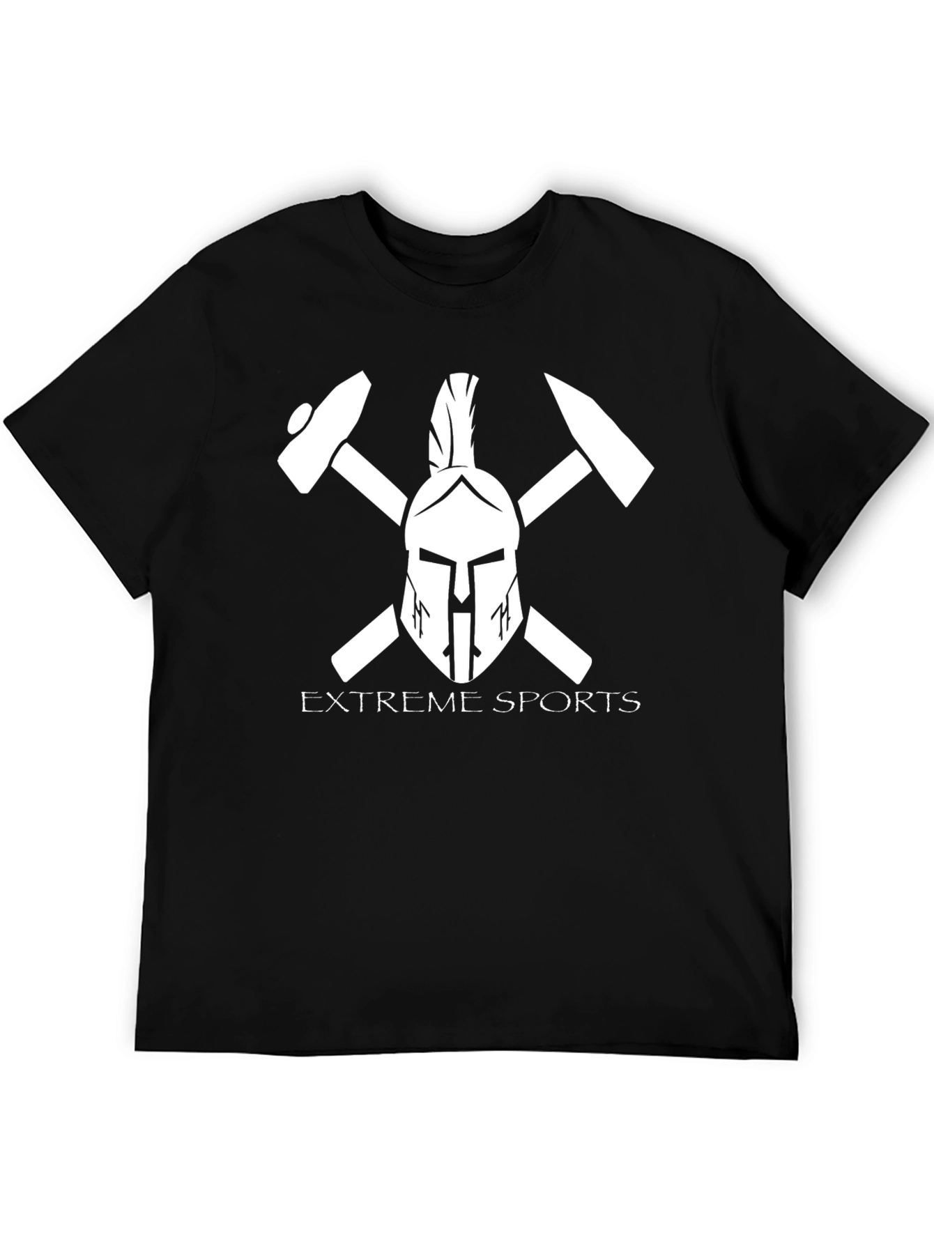 Extreme Sports Spartan Helmet Graphic T-Shirt