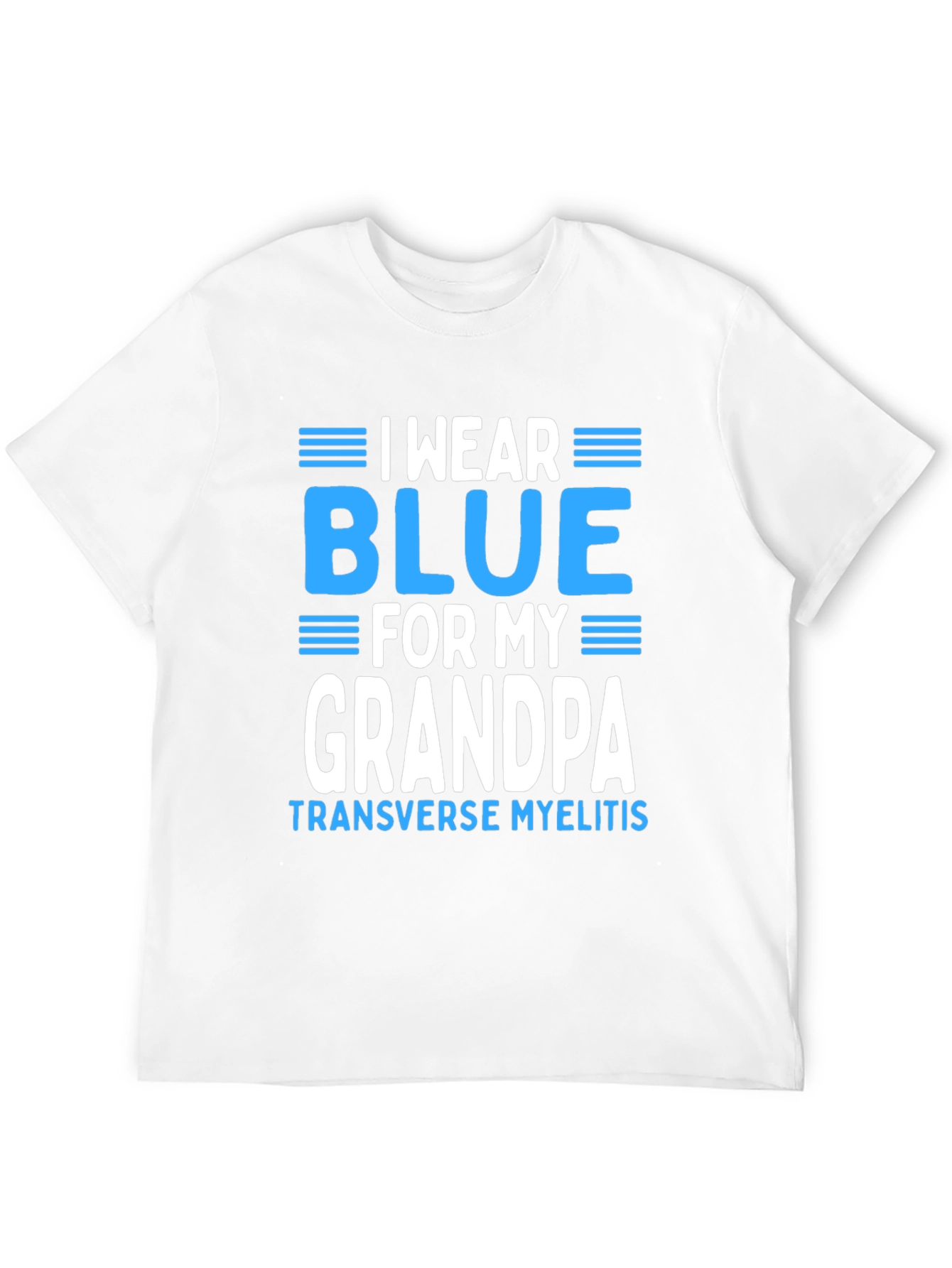 I Wear Blue for My Grandpa T-Shirt