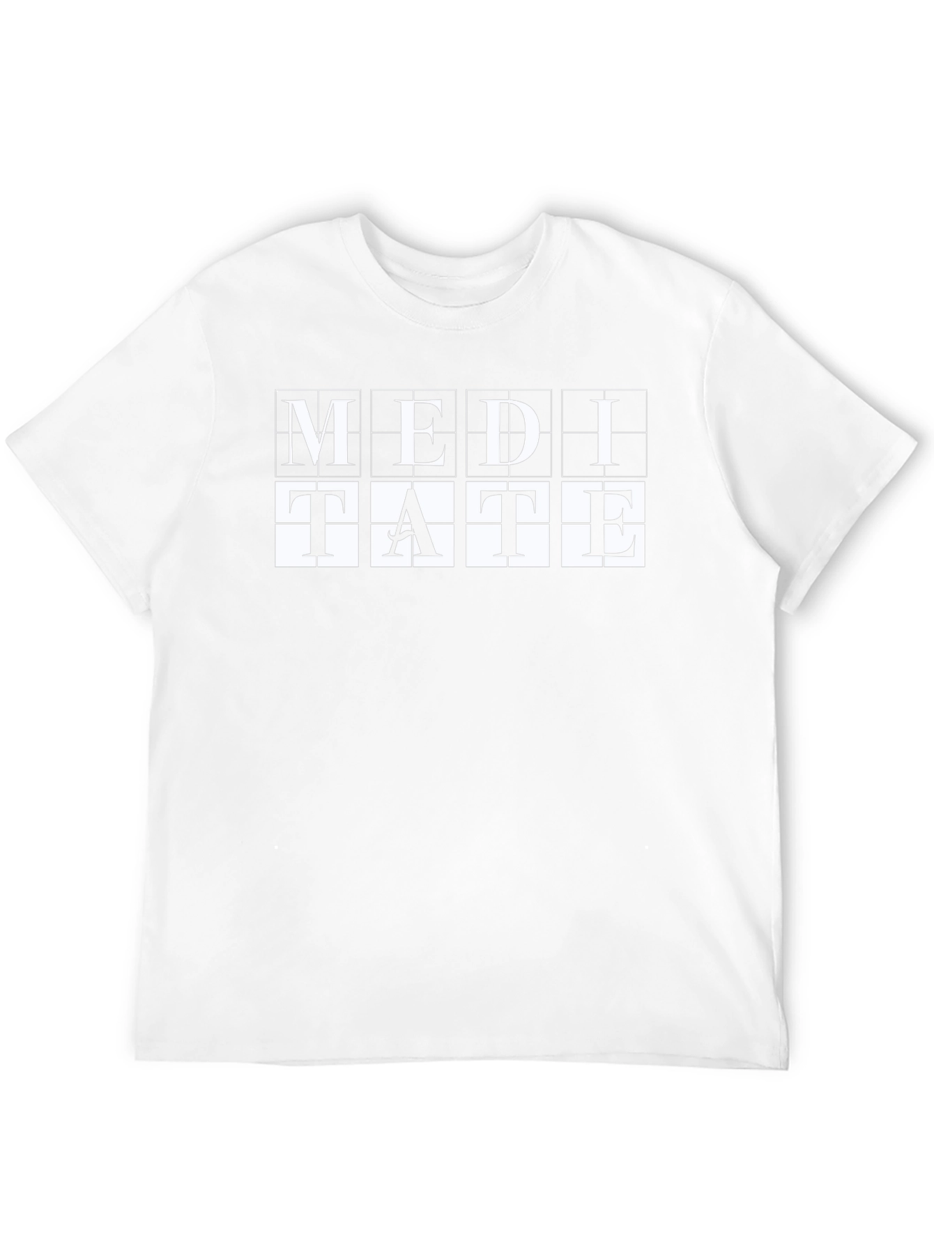 Meditate Graphic Tee - Unisex Black T-Shirt