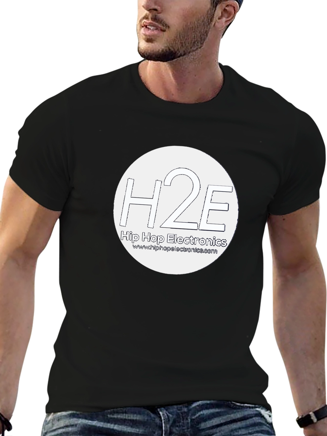 H2E Hip Hop Electronics Black T-Shirt