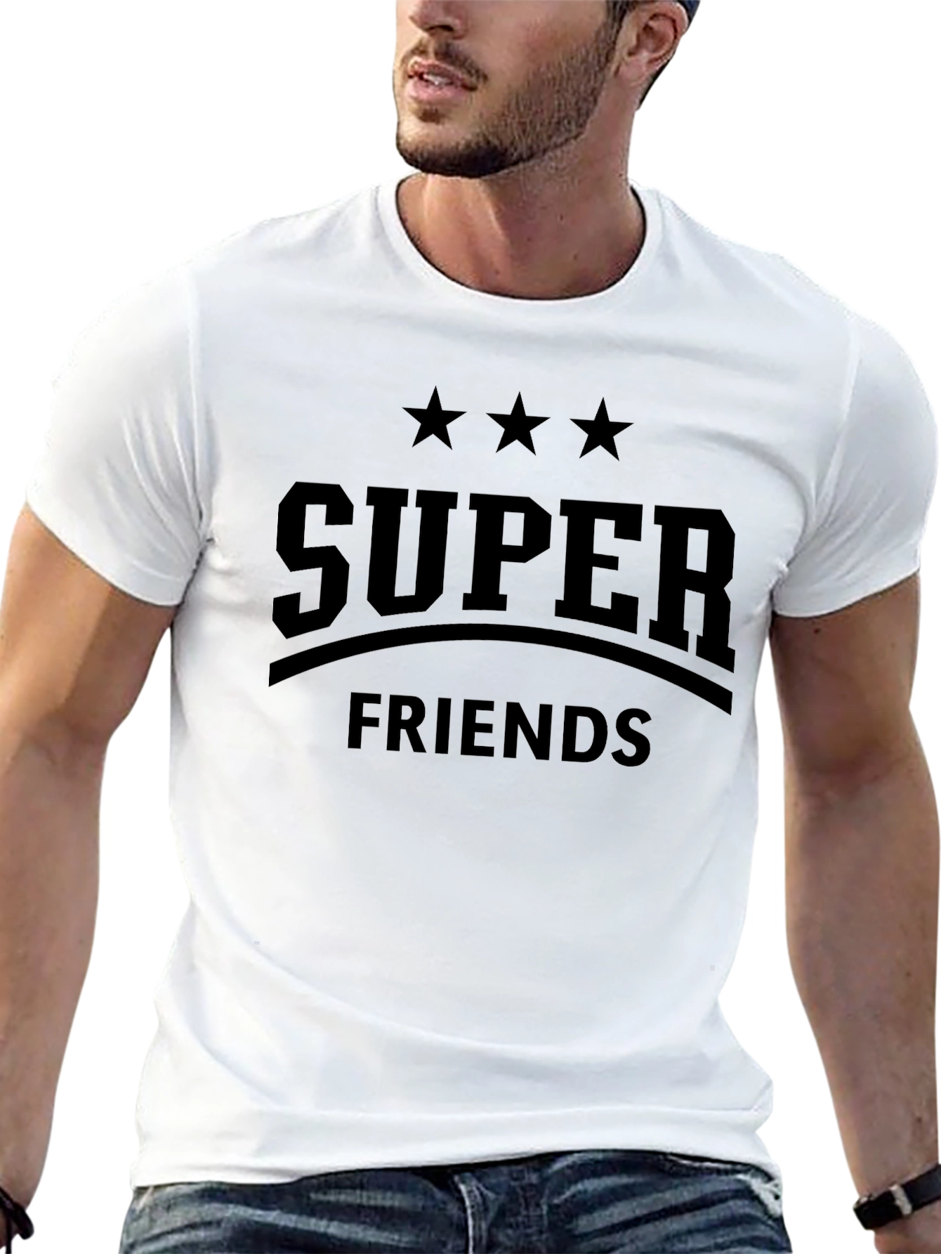 Super Friends Graphic T-Shirt - Black