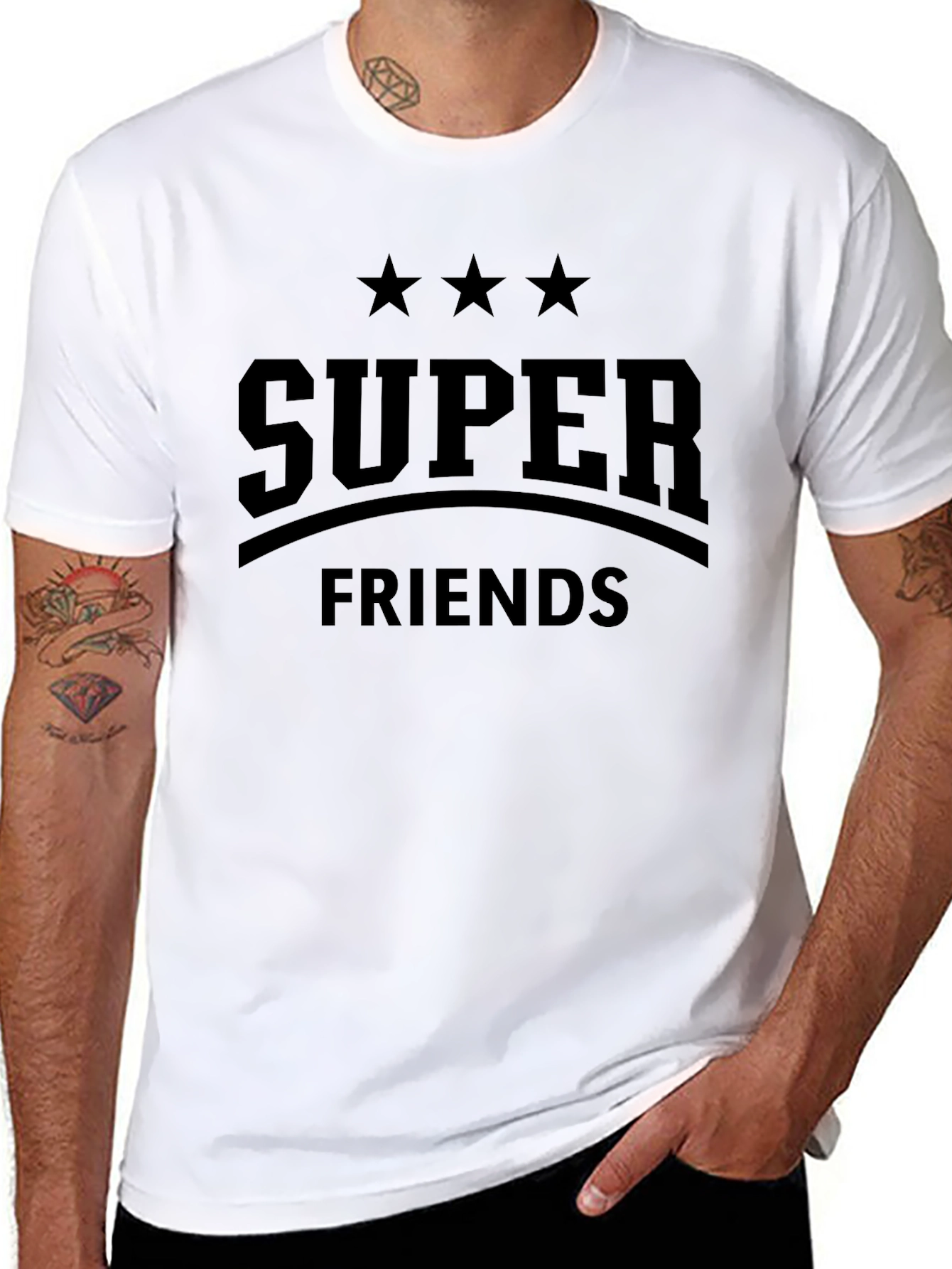 Super Friends Graphic T-Shirt - Black