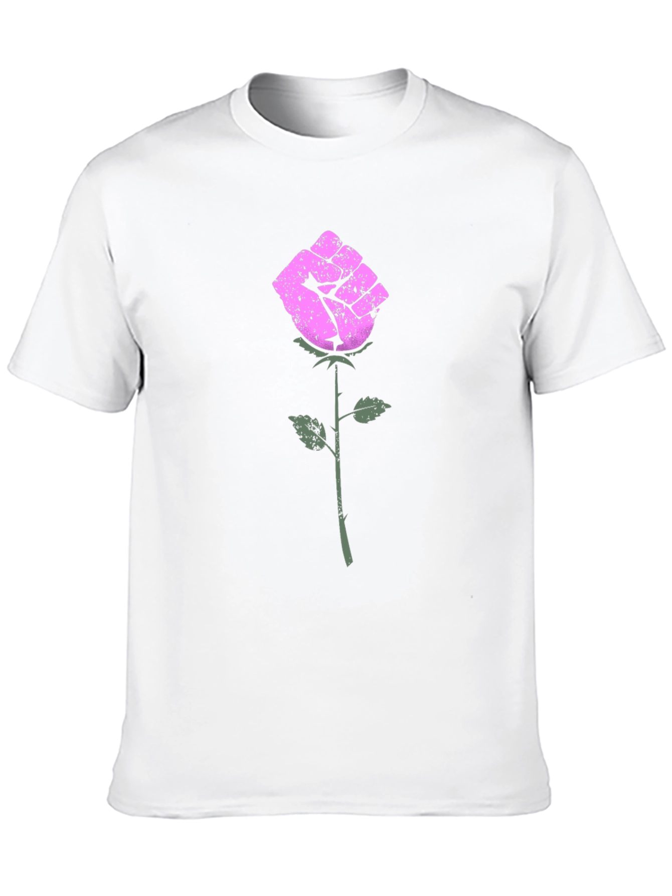 Rose Fist Tee - Power in Bloom
