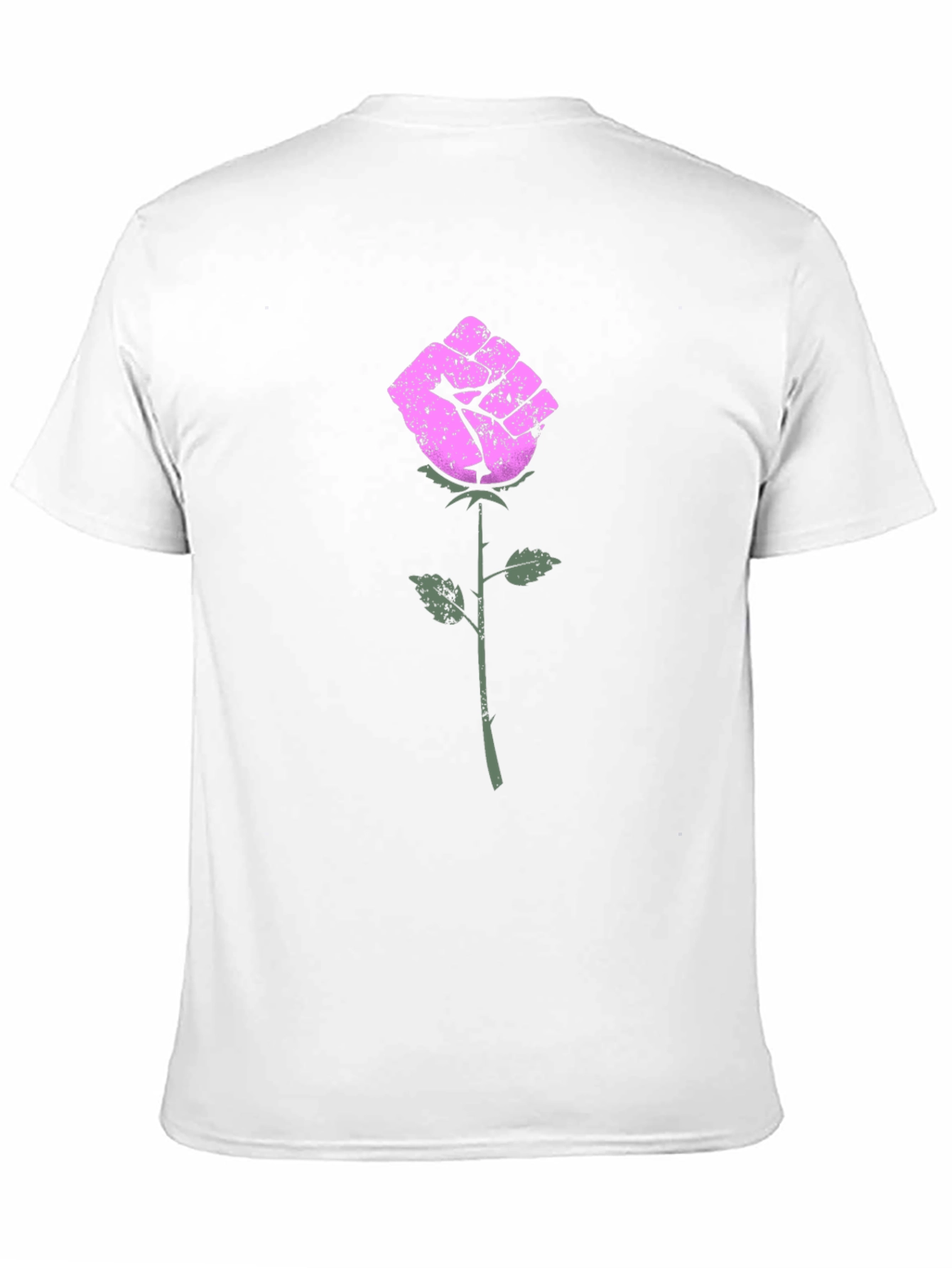 Rose Fist Tee - Power in Bloom