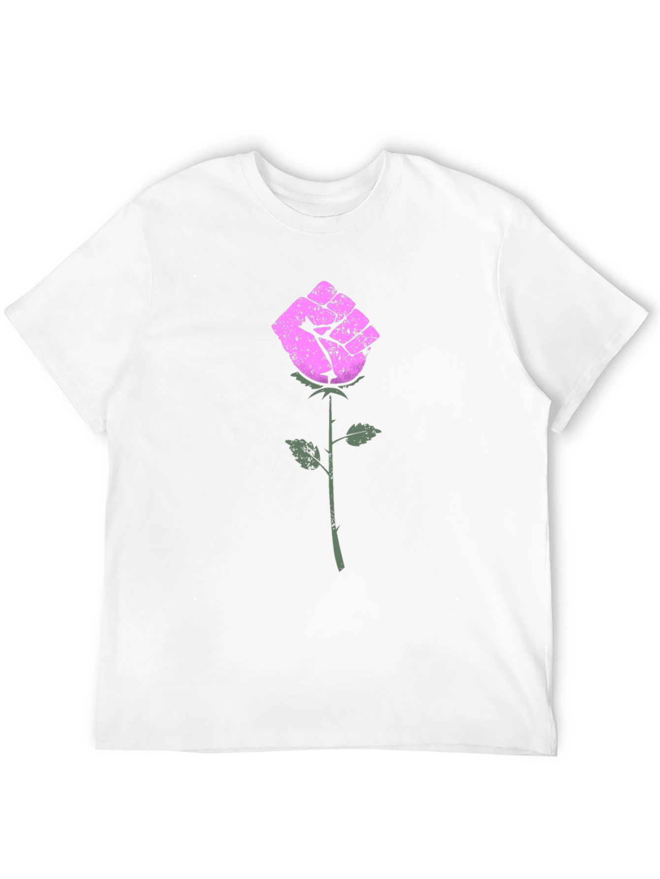 Rose Fist Tee - Power in Bloom