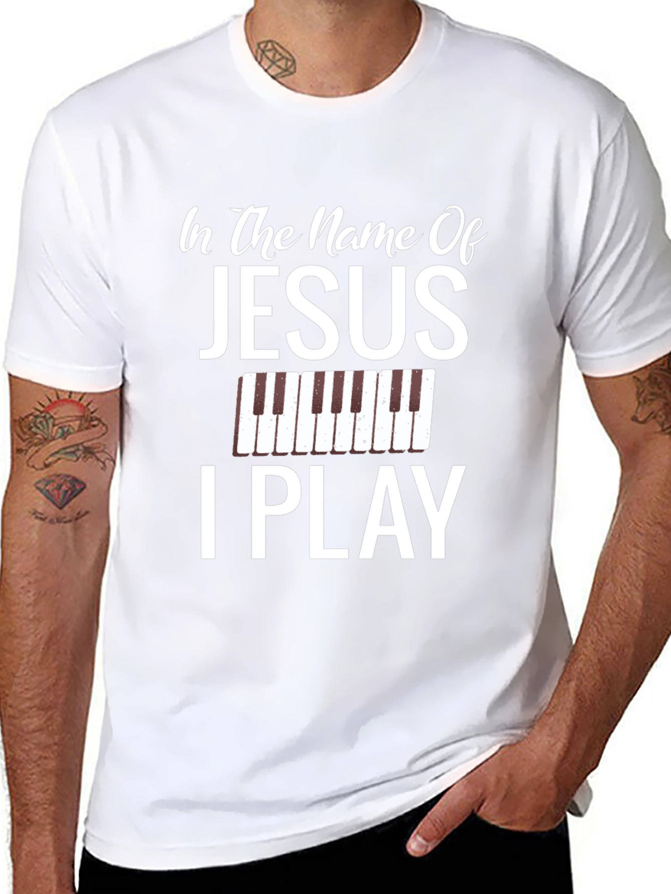 In The Name of Jesus I Play T-Shirt