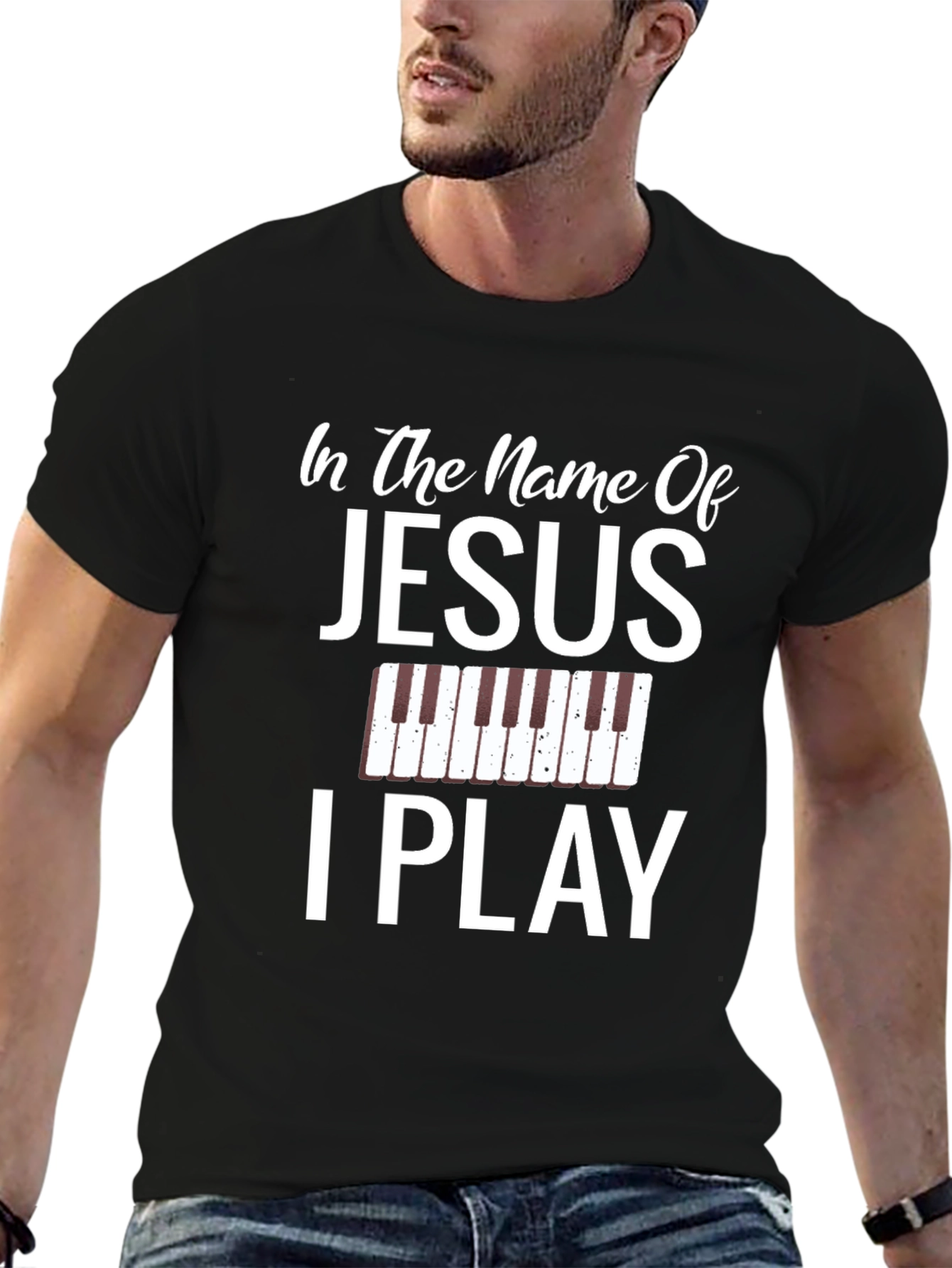In The Name of Jesus I Play T-Shirt
