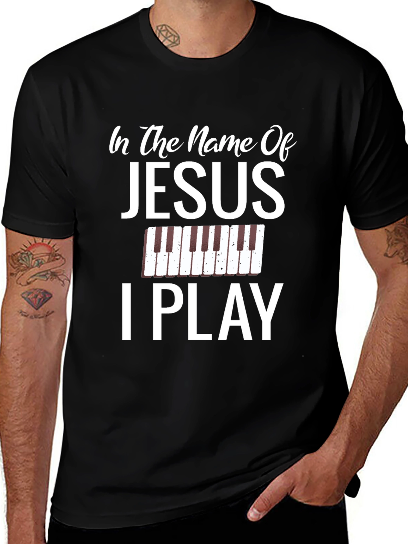 In The Name of Jesus I Play T-Shirt