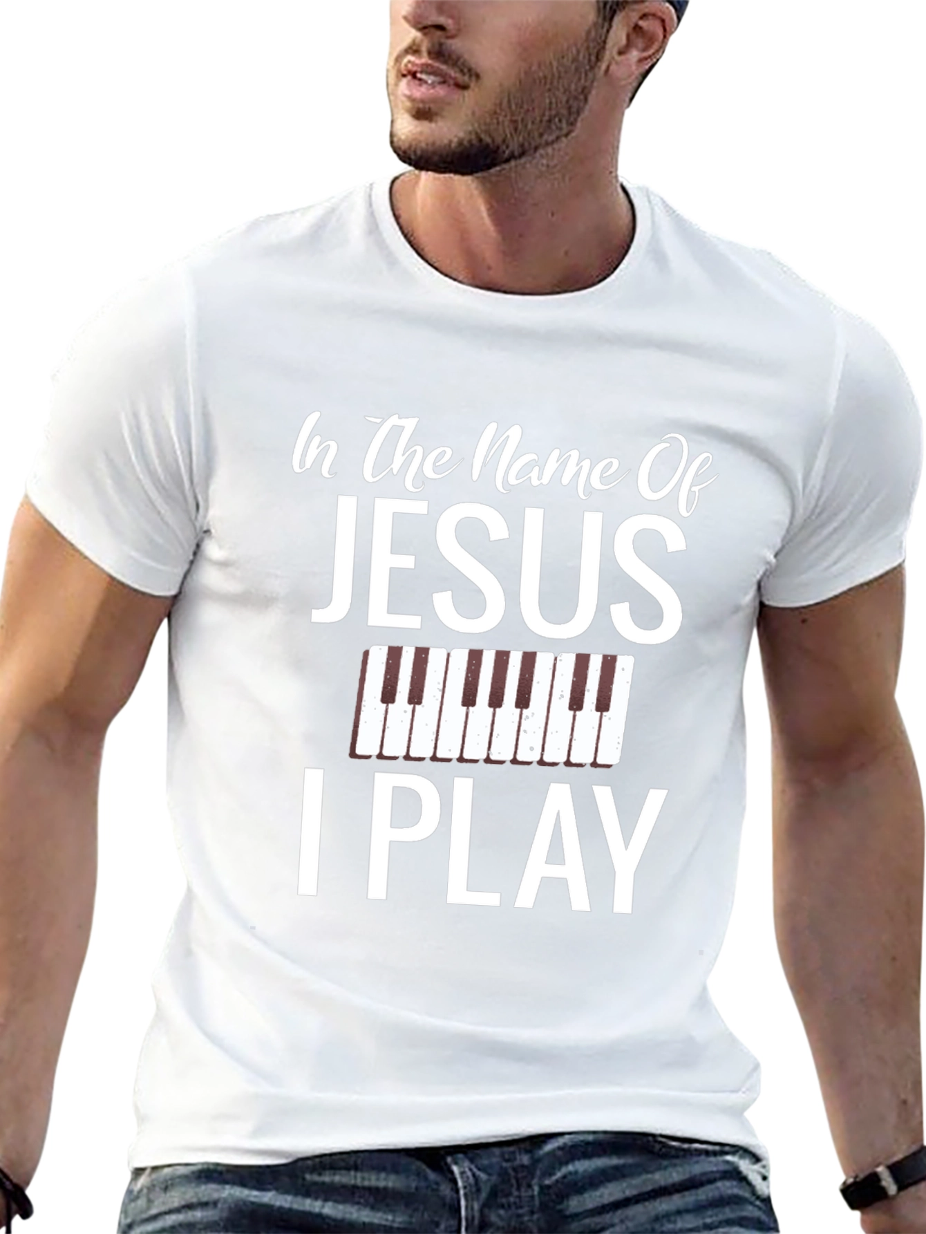 In The Name of Jesus I Play T-Shirt