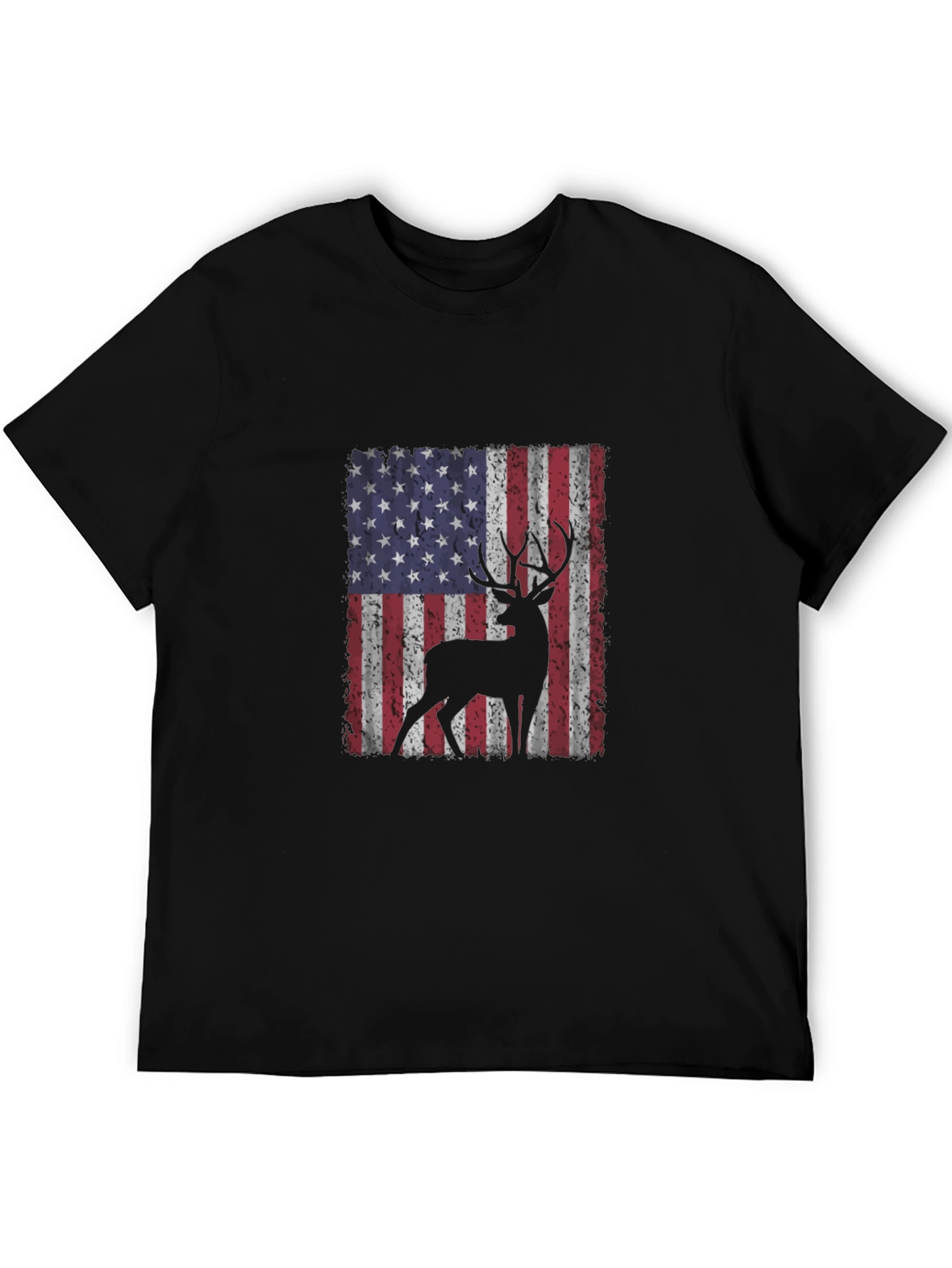 American Flag Deer T-Shirt