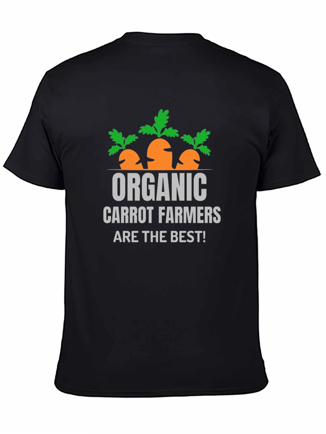 Organic Carrot Farmers T-Shirt - Black