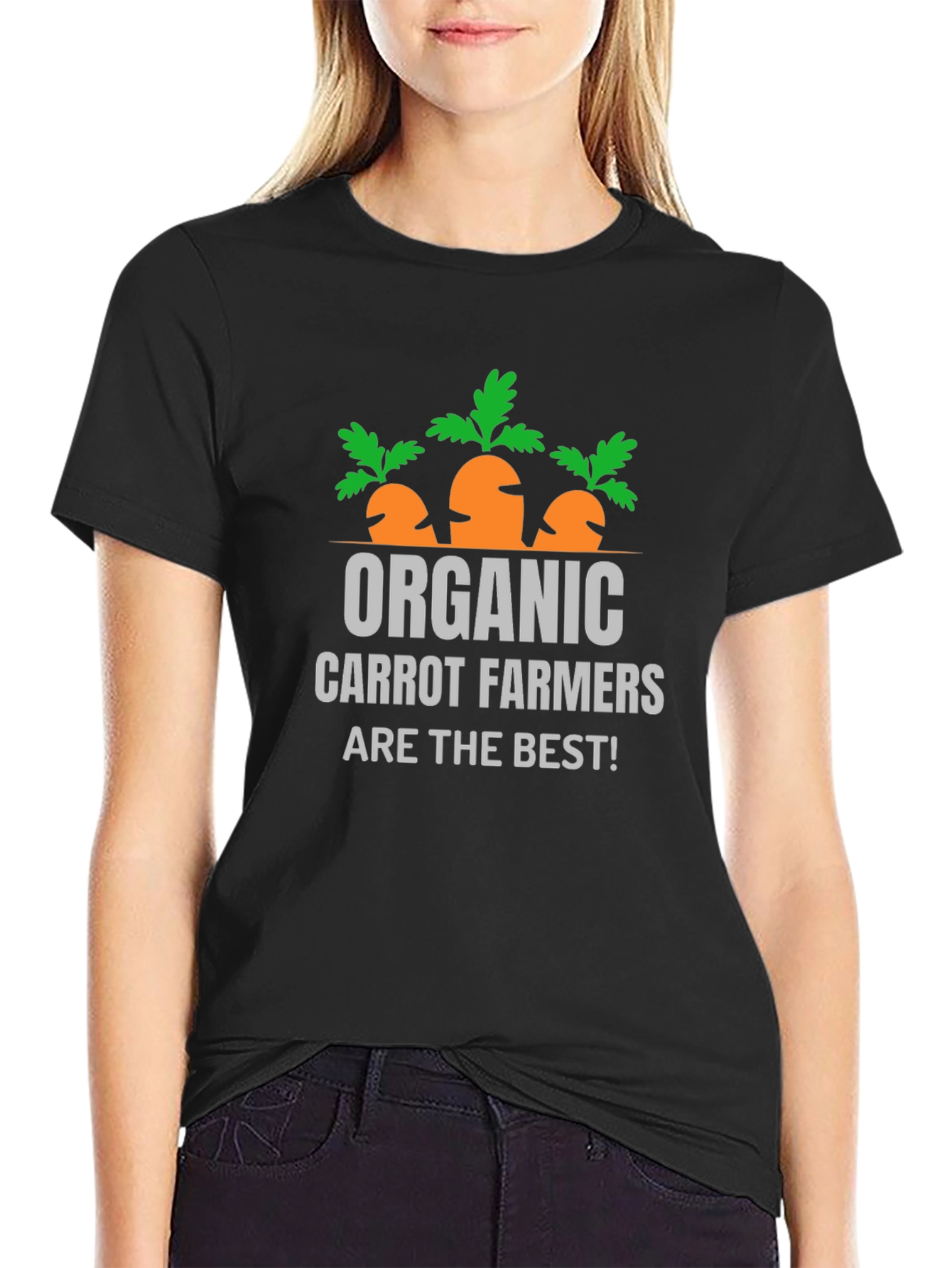 Organic Carrot Farmers T-Shirt - Black