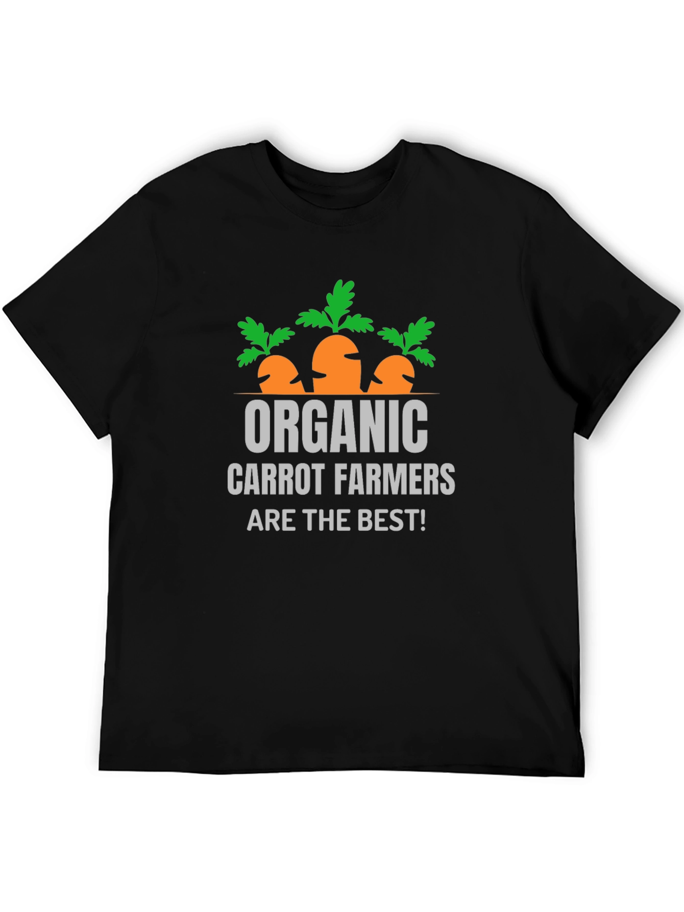 Organic Carrot Farmers T-Shirt - Black