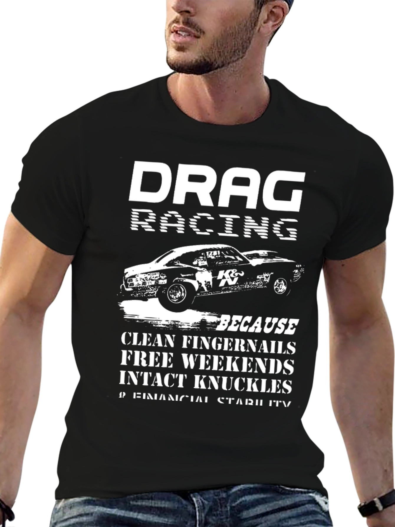 Drag Racing Graphic T-Shirt
