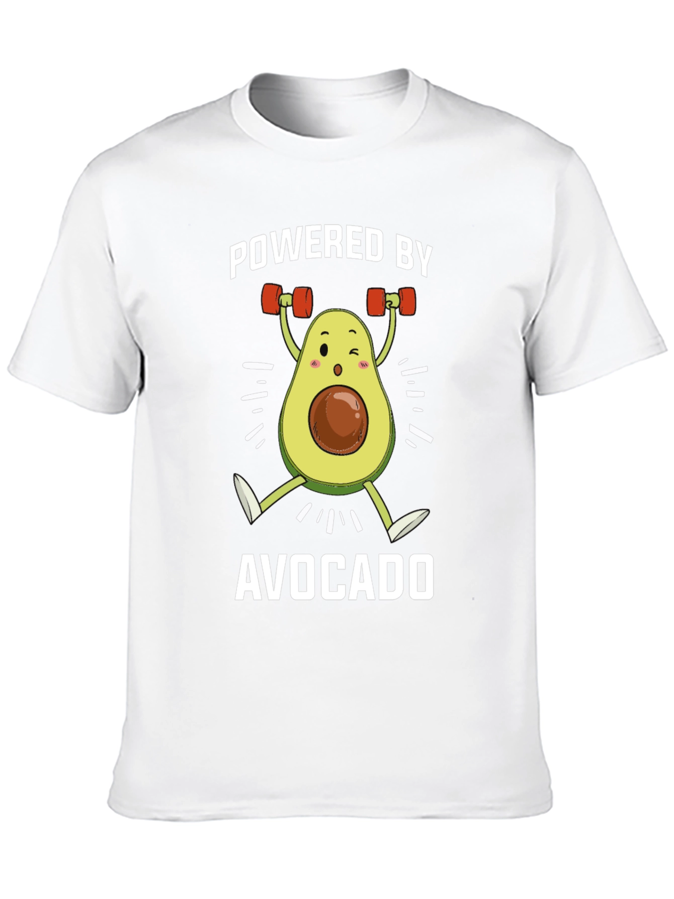 Powered by Avocado Black T-Shirt