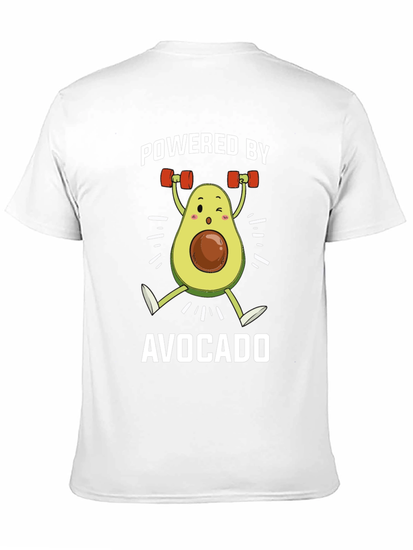 Powered by Avocado Black T-Shirt