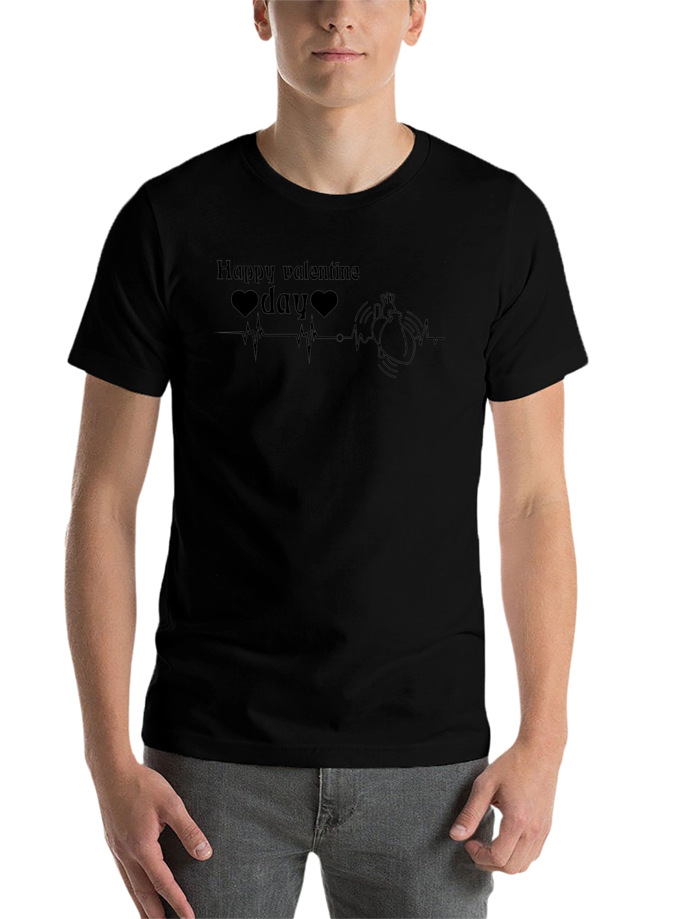 Happy Valentines Day Heartbeat T-Shirt