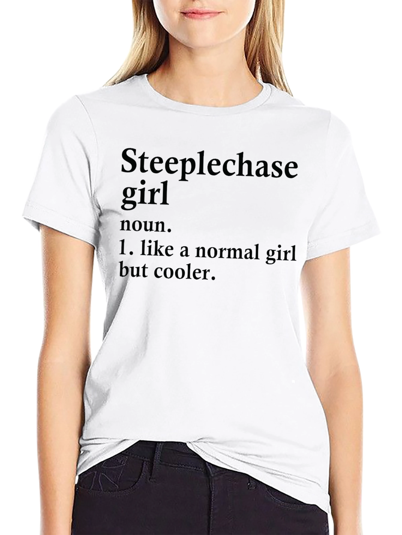 Steeplechase Girl Definition T-Shirt