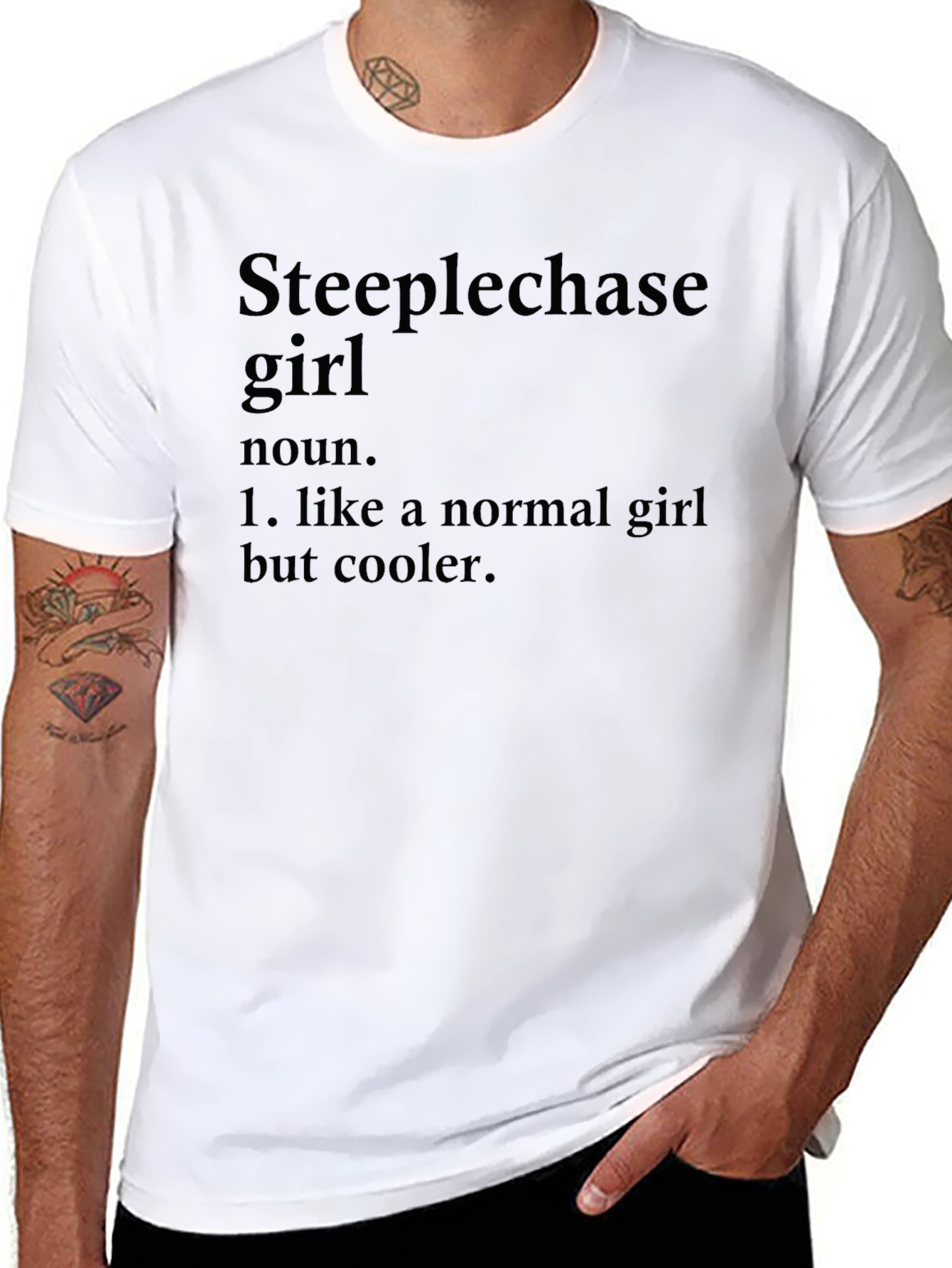Steeplechase Girl Definition T-Shirt