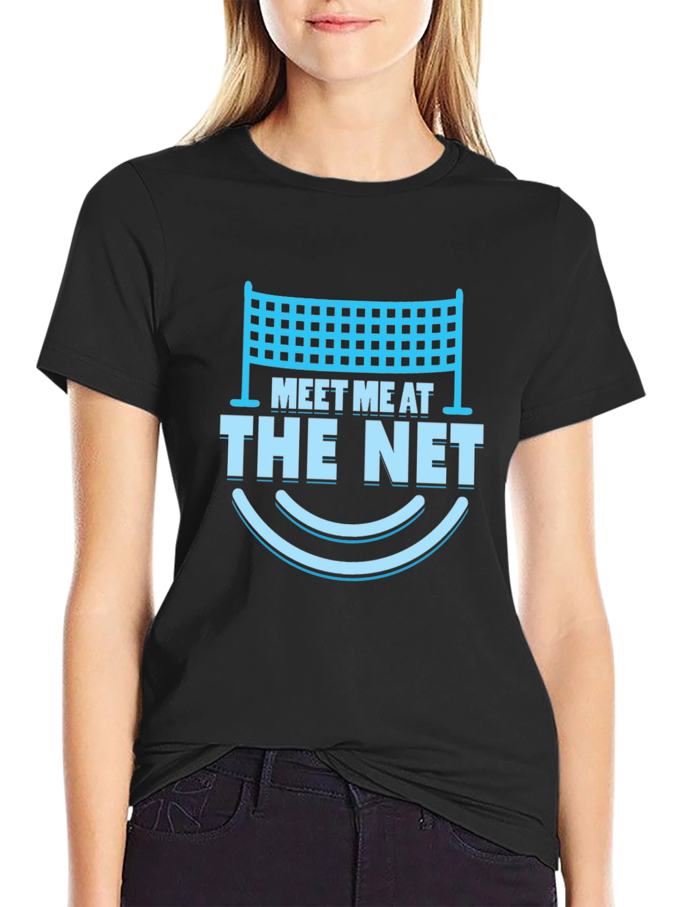 Meet Me at The Net Volleyball T-Shirt