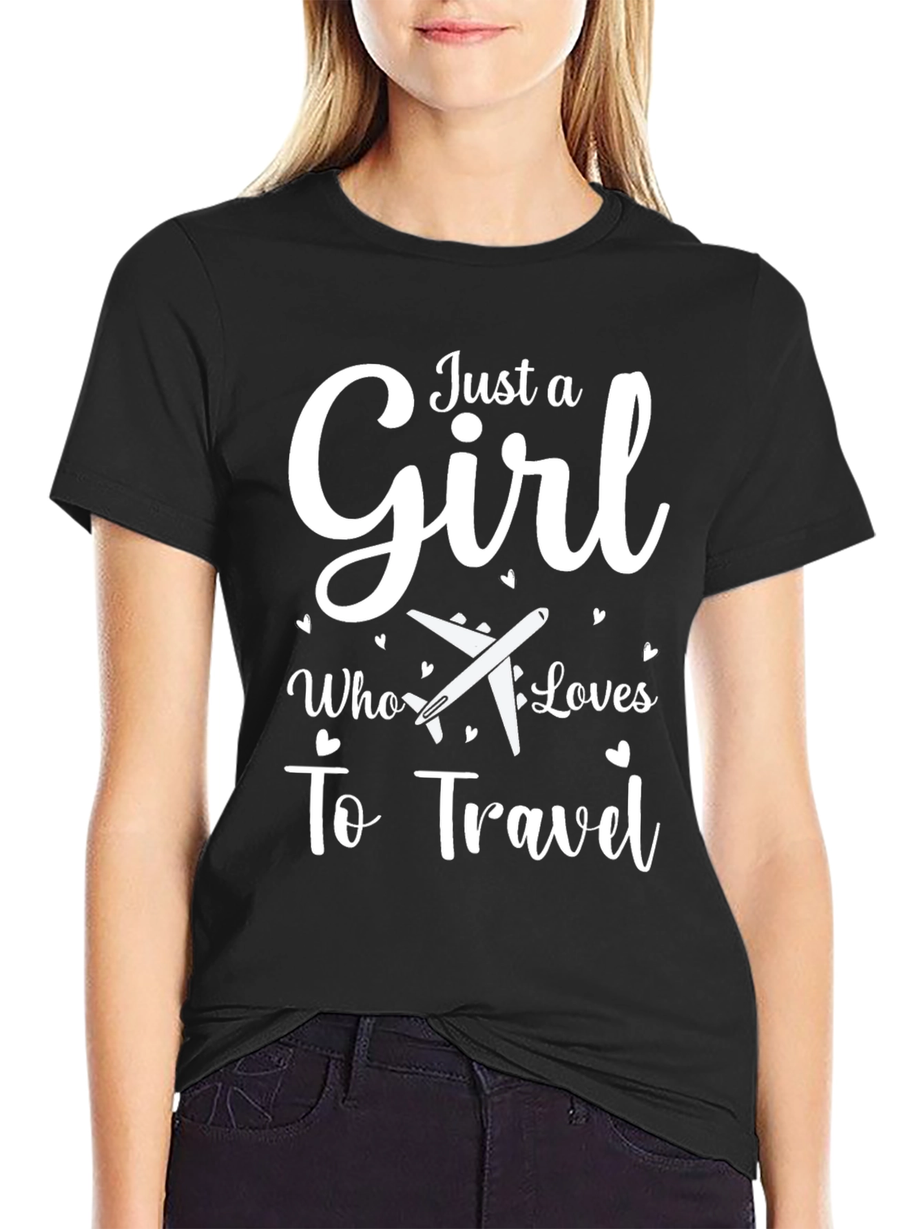 Just a Girl Who Loves to Travel T-Shirt