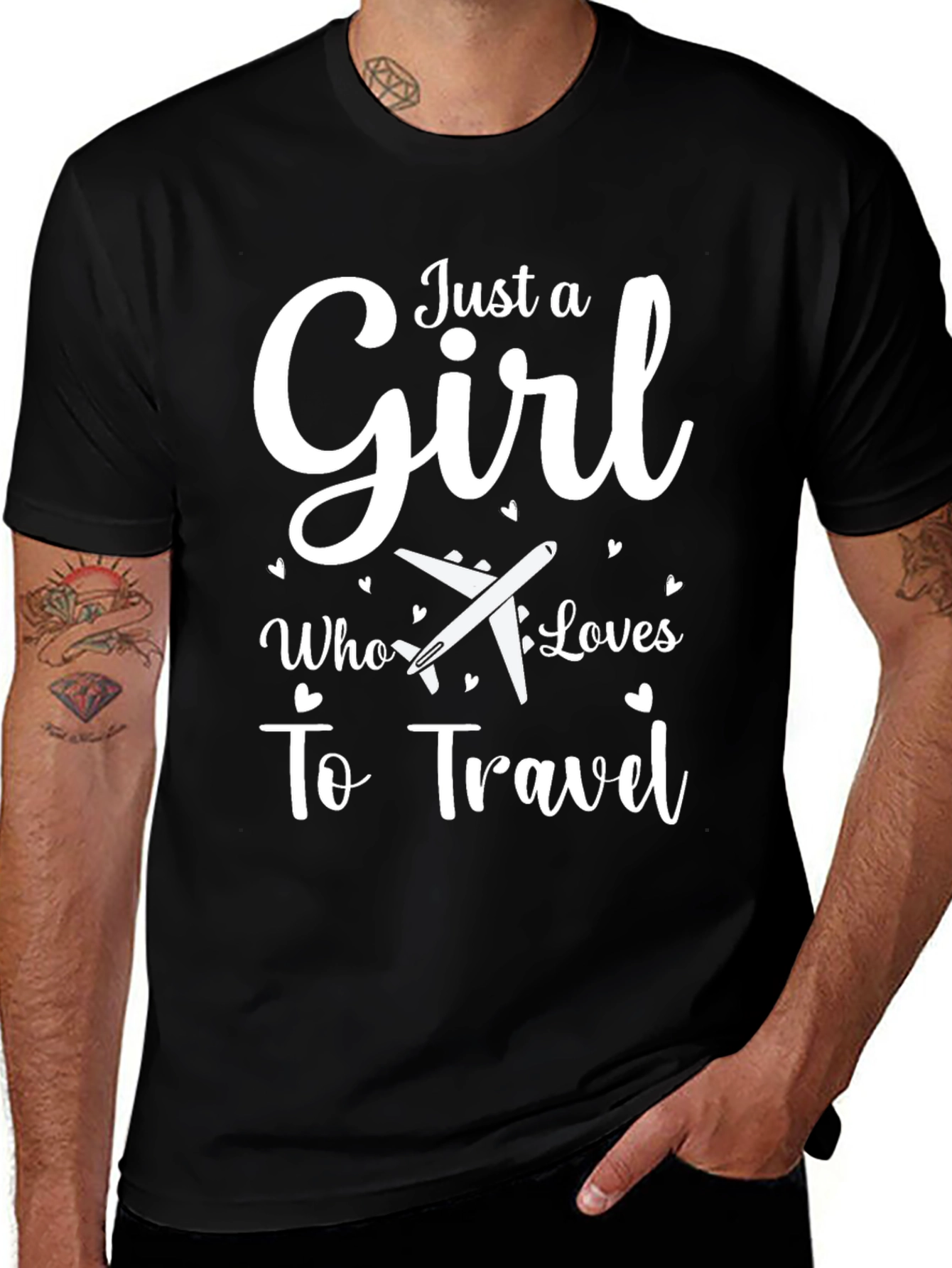 Just a Girl Who Loves to Travel T-Shirt