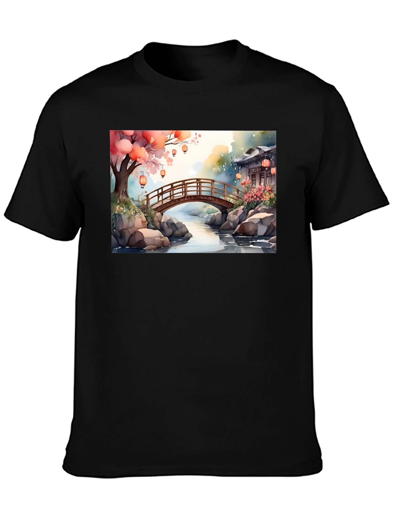 Zen Garden Bridge T-Shirt