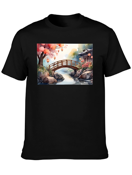 Zen Garden Bridge T-Shirt