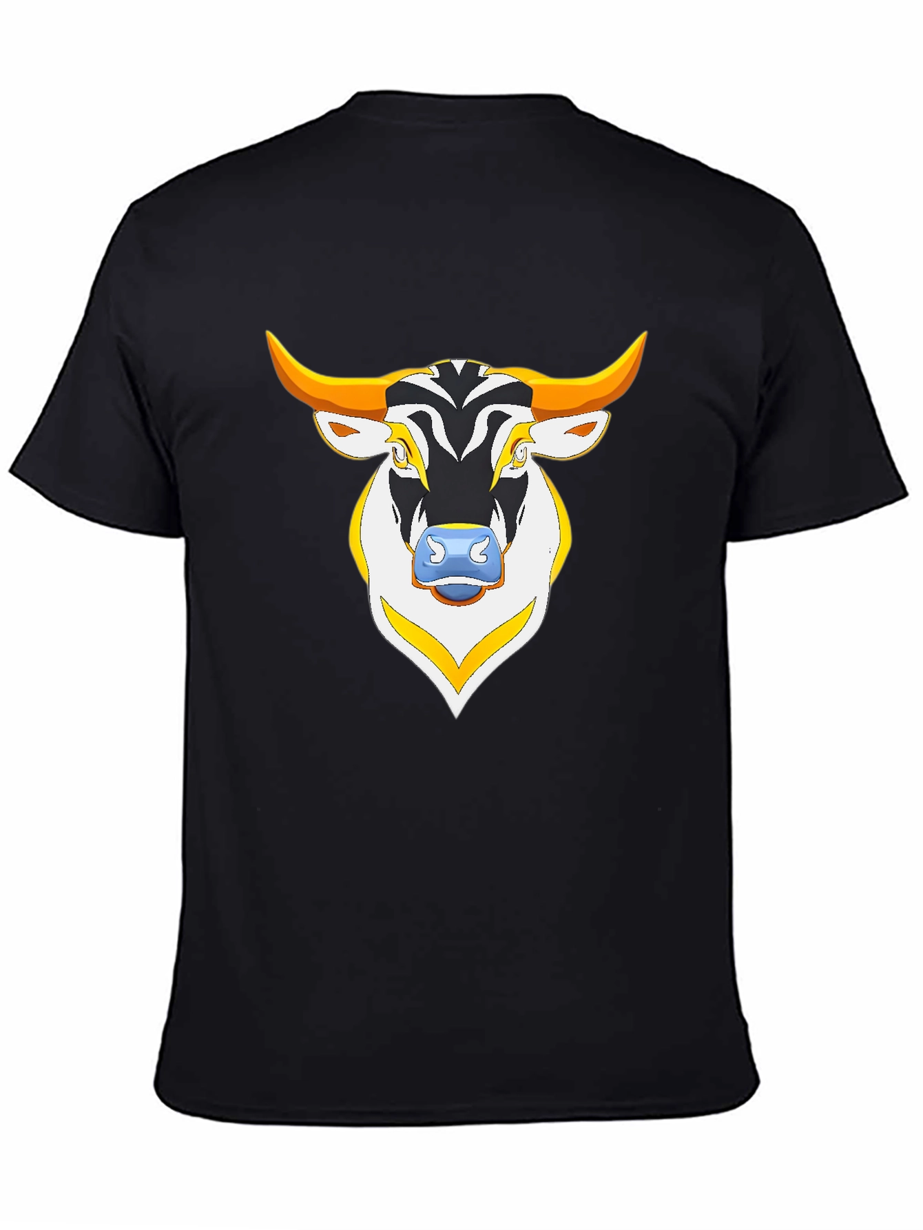 Bull Graphic Black T-Shirt