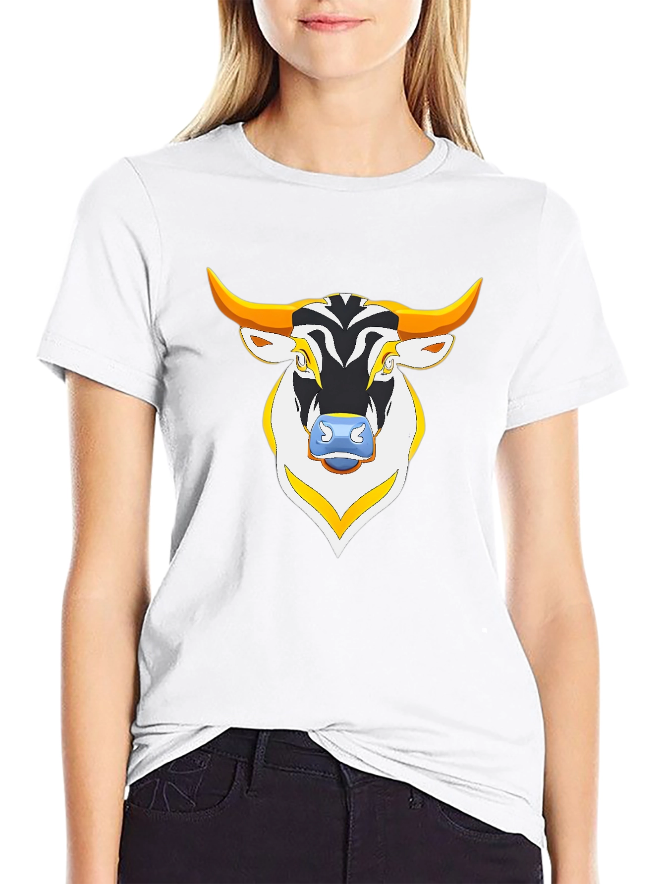 Bull Graphic Black T-Shirt