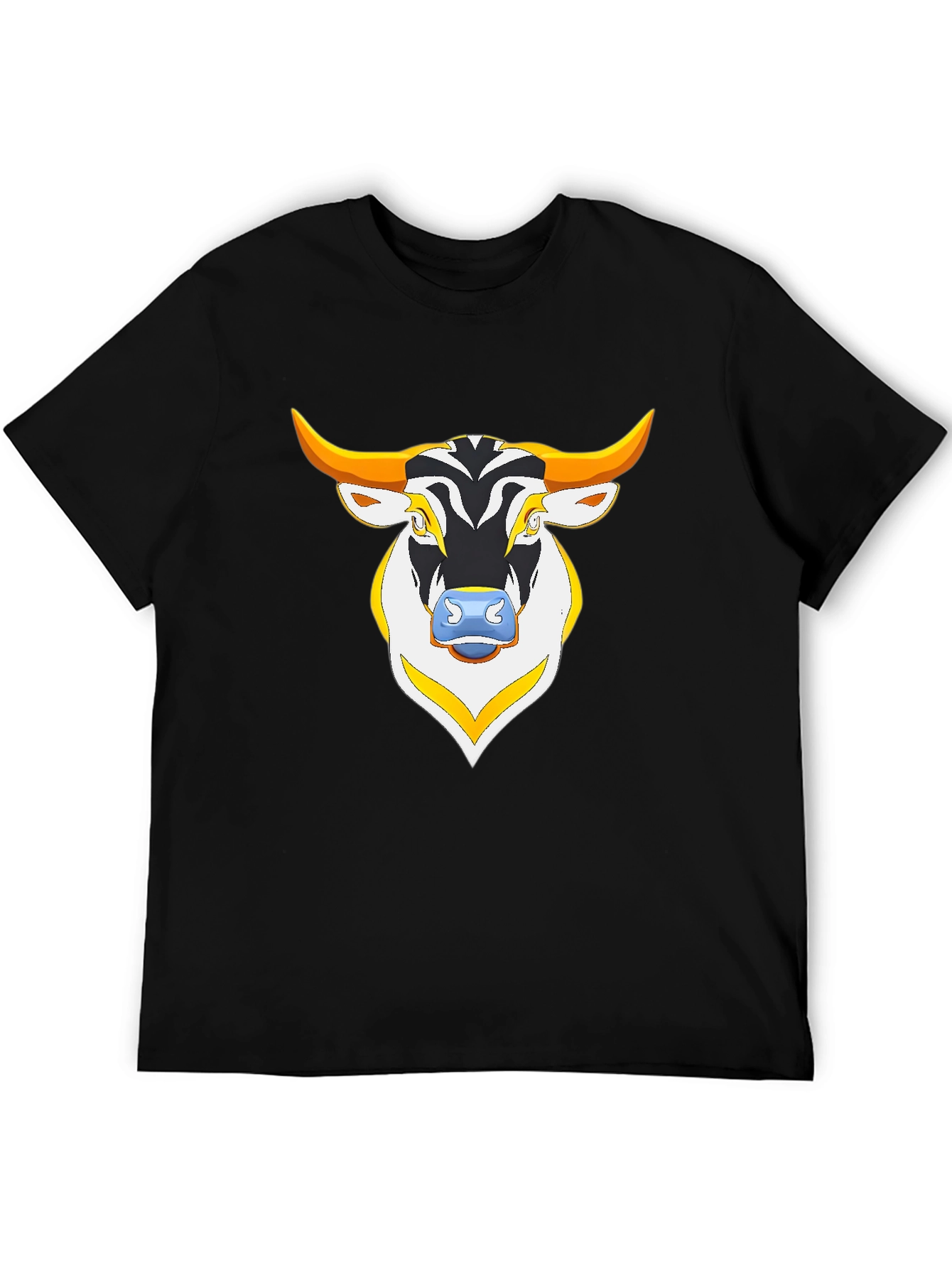Bull Graphic Black T-Shirt