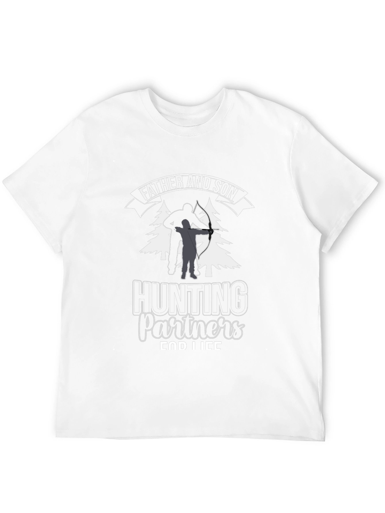 Father and Son Hunting Partners Graphic Tee