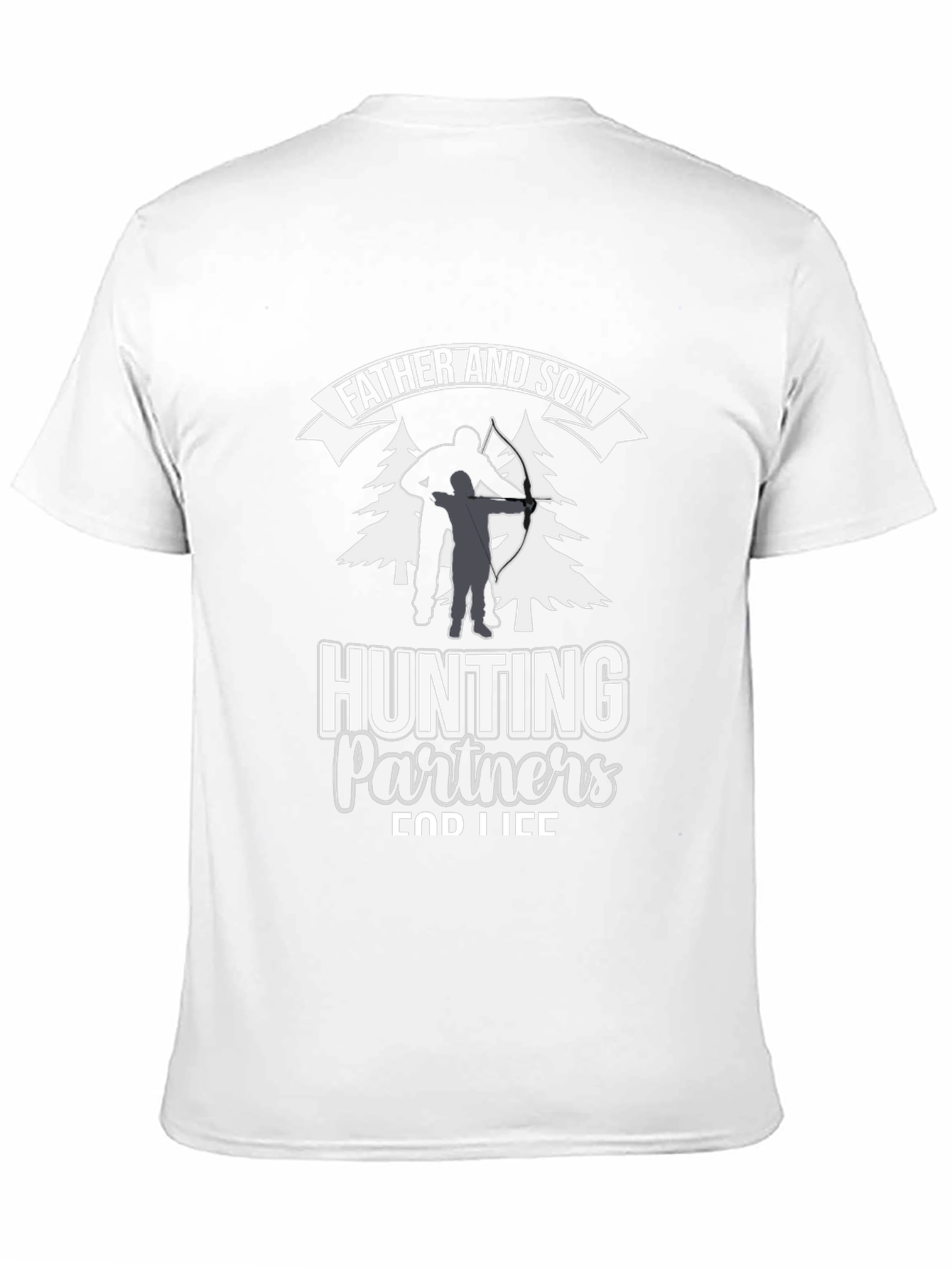 Father and Son Hunting Partners Graphic Tee