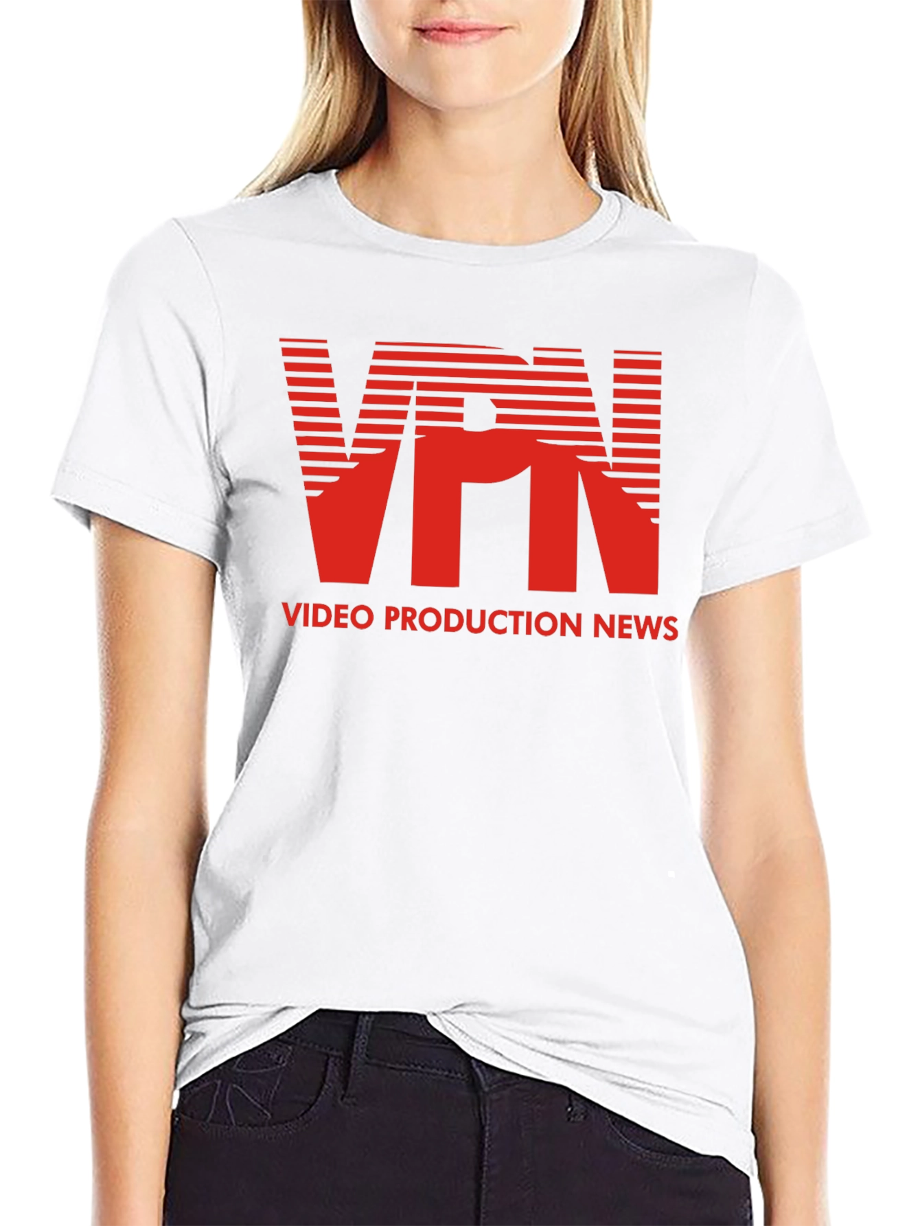 VPN Video Production News Black T-Shirt