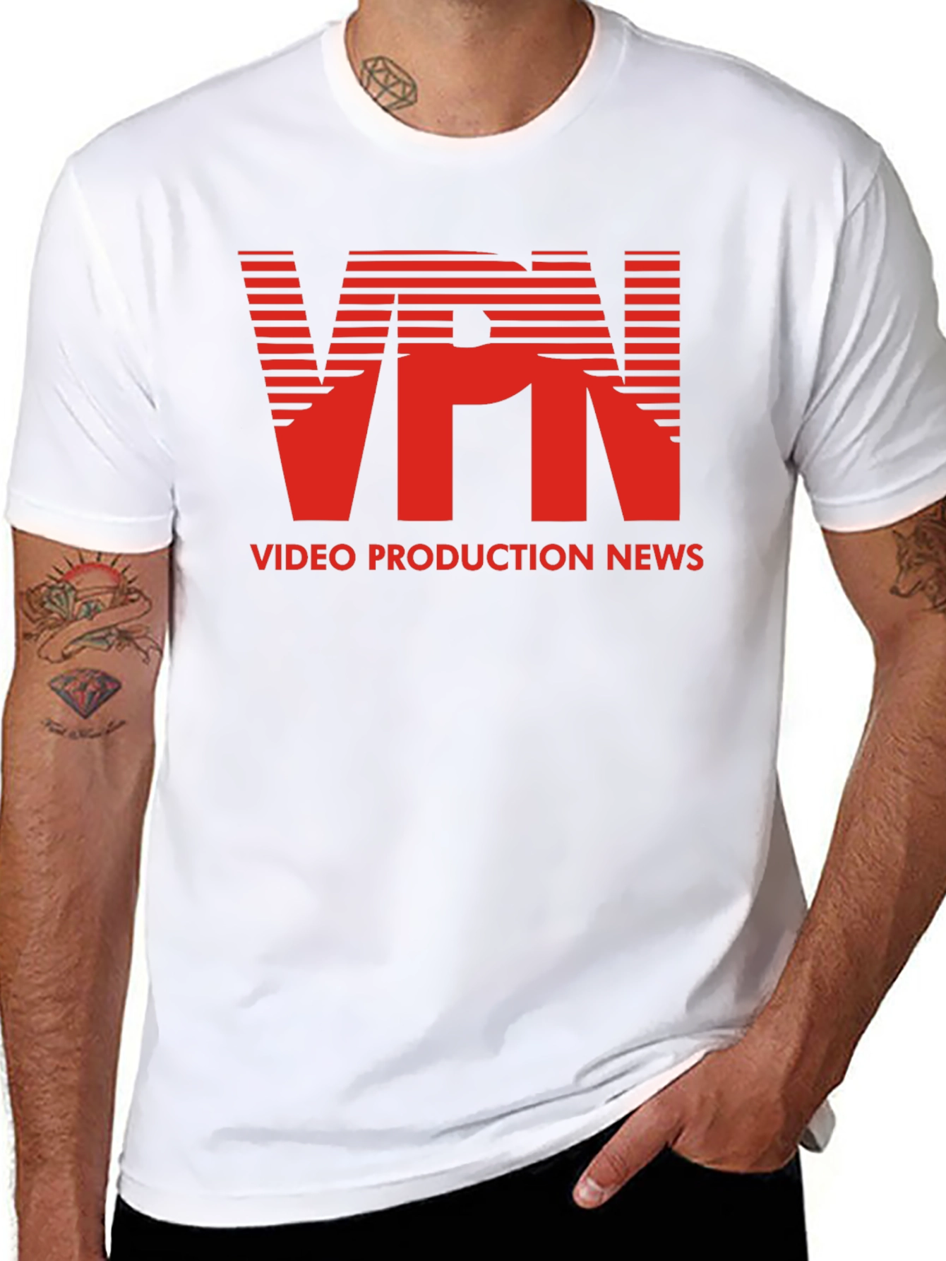VPN Video Production News Black T-Shirt