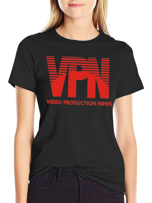 VPN Video Production News Black T-Shirt