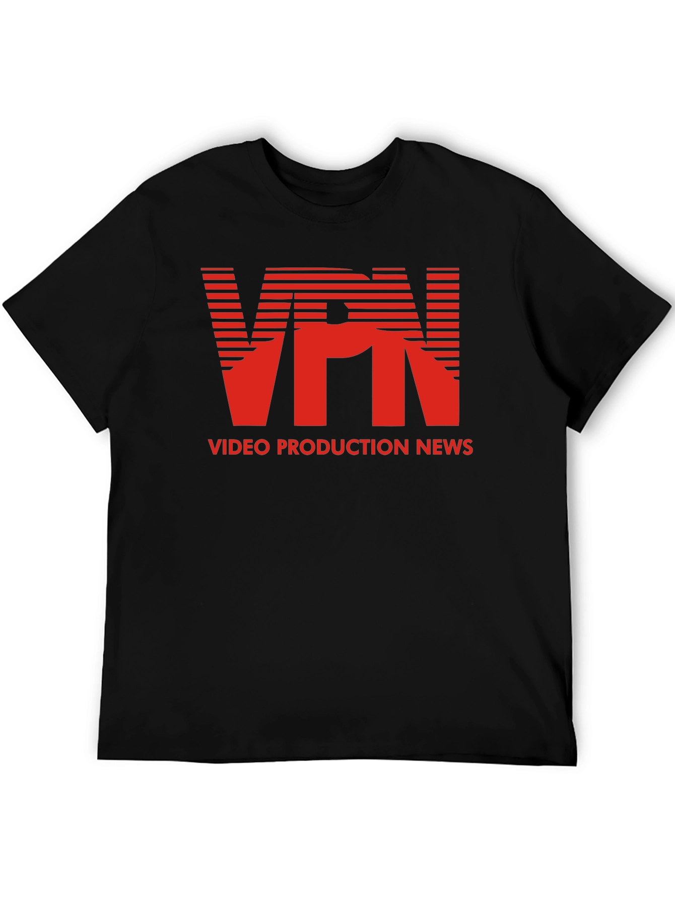 VPN Video Production News Black T-Shirt