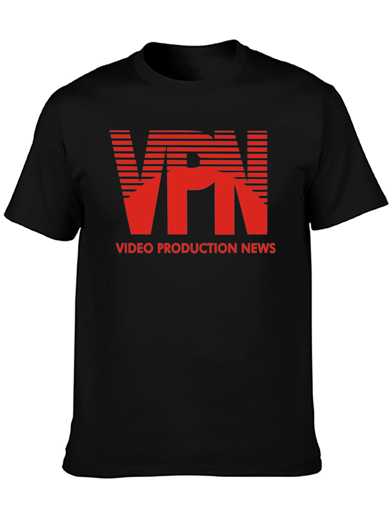 VPN Video Production News Black T-Shirt