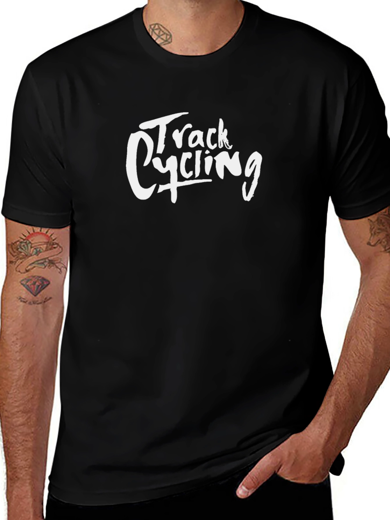 Track Cycling T-Shirt - Sporty Design