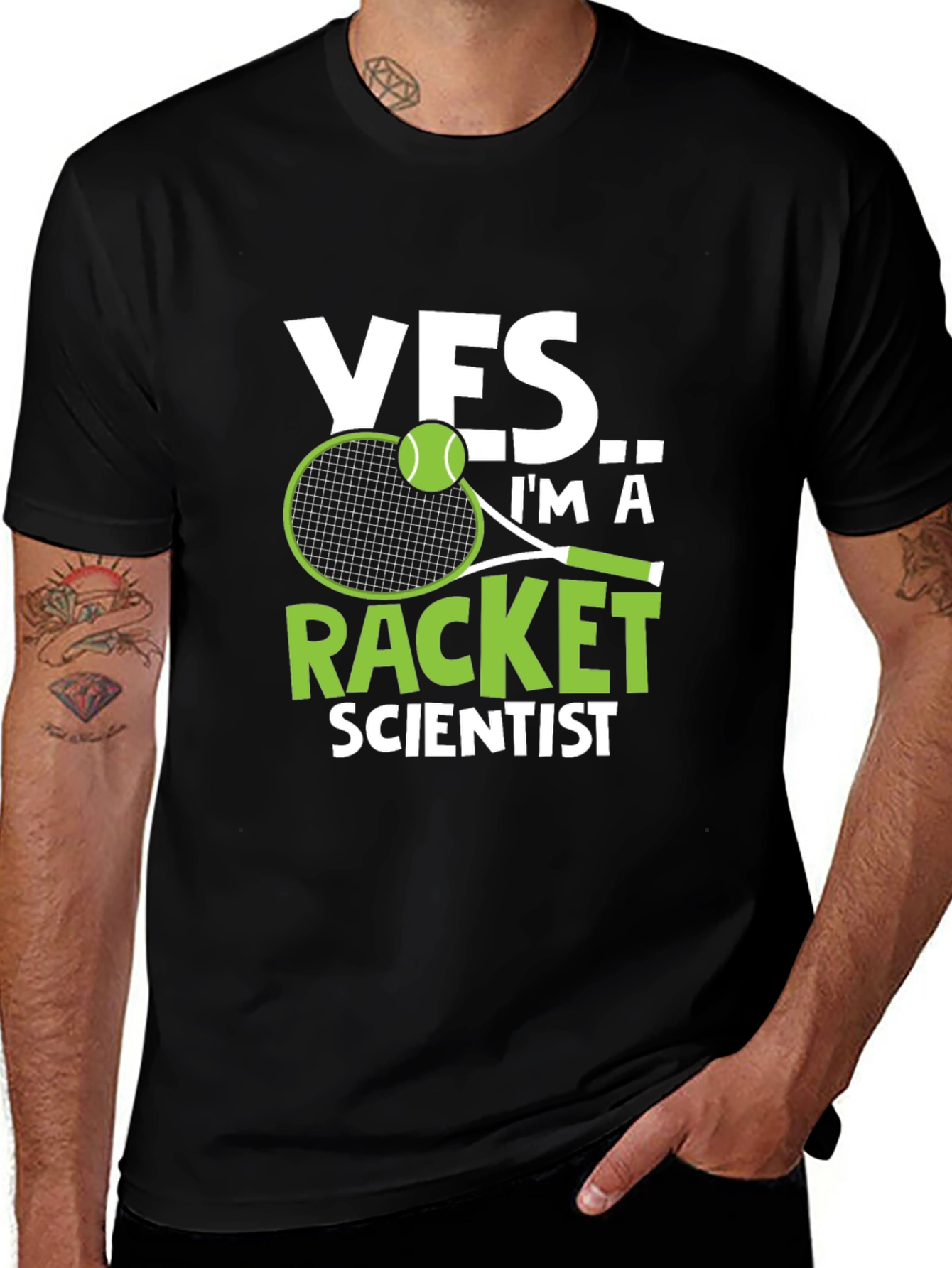 Yes Im a Racket Scientist T-Shirt