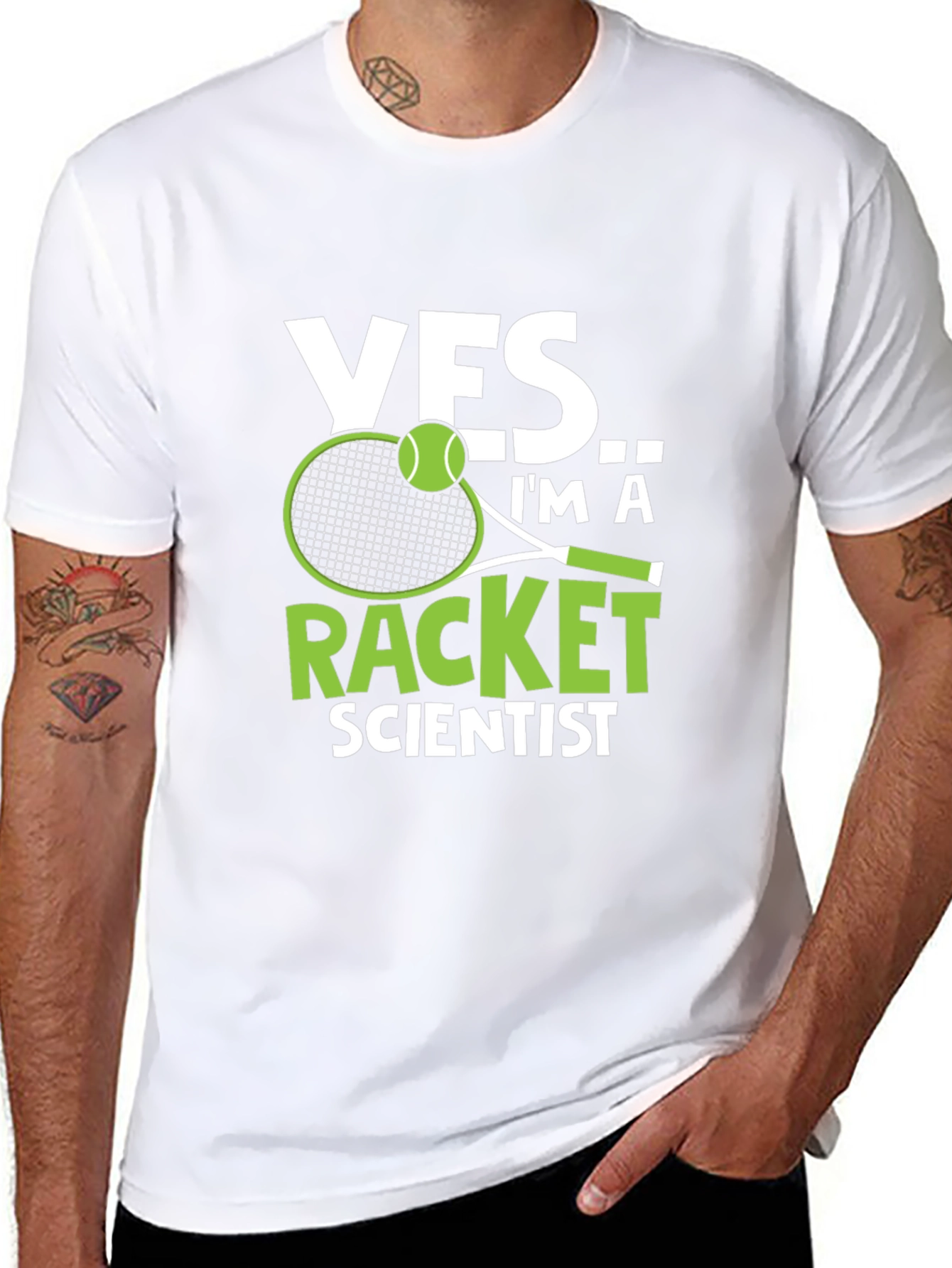 Yes Im a Racket Scientist T-Shirt