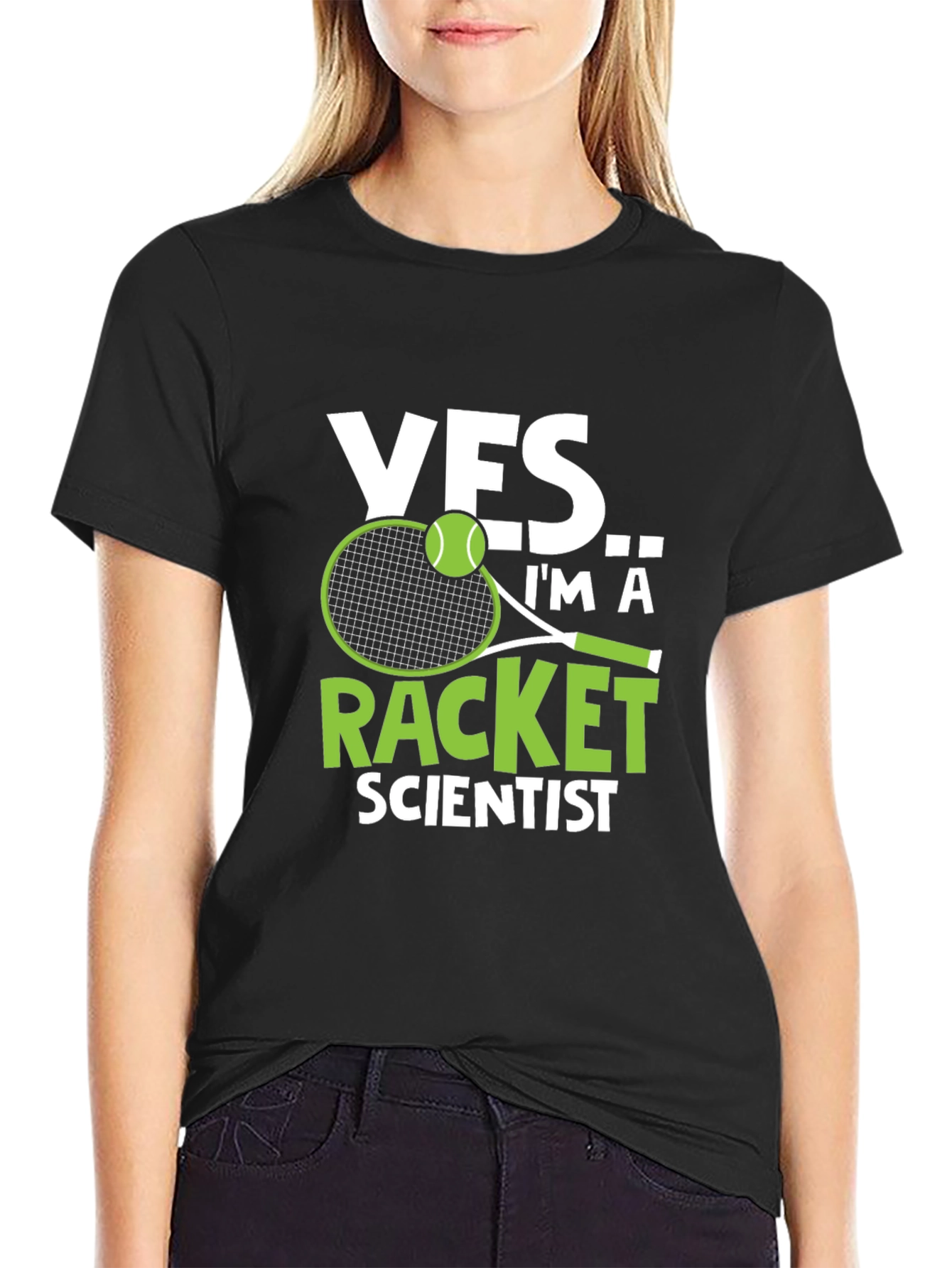 Yes Im a Racket Scientist T-Shirt