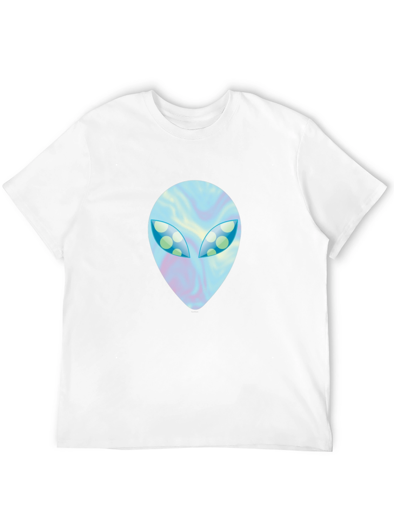 Alien Face Graphic Black T-Shirt