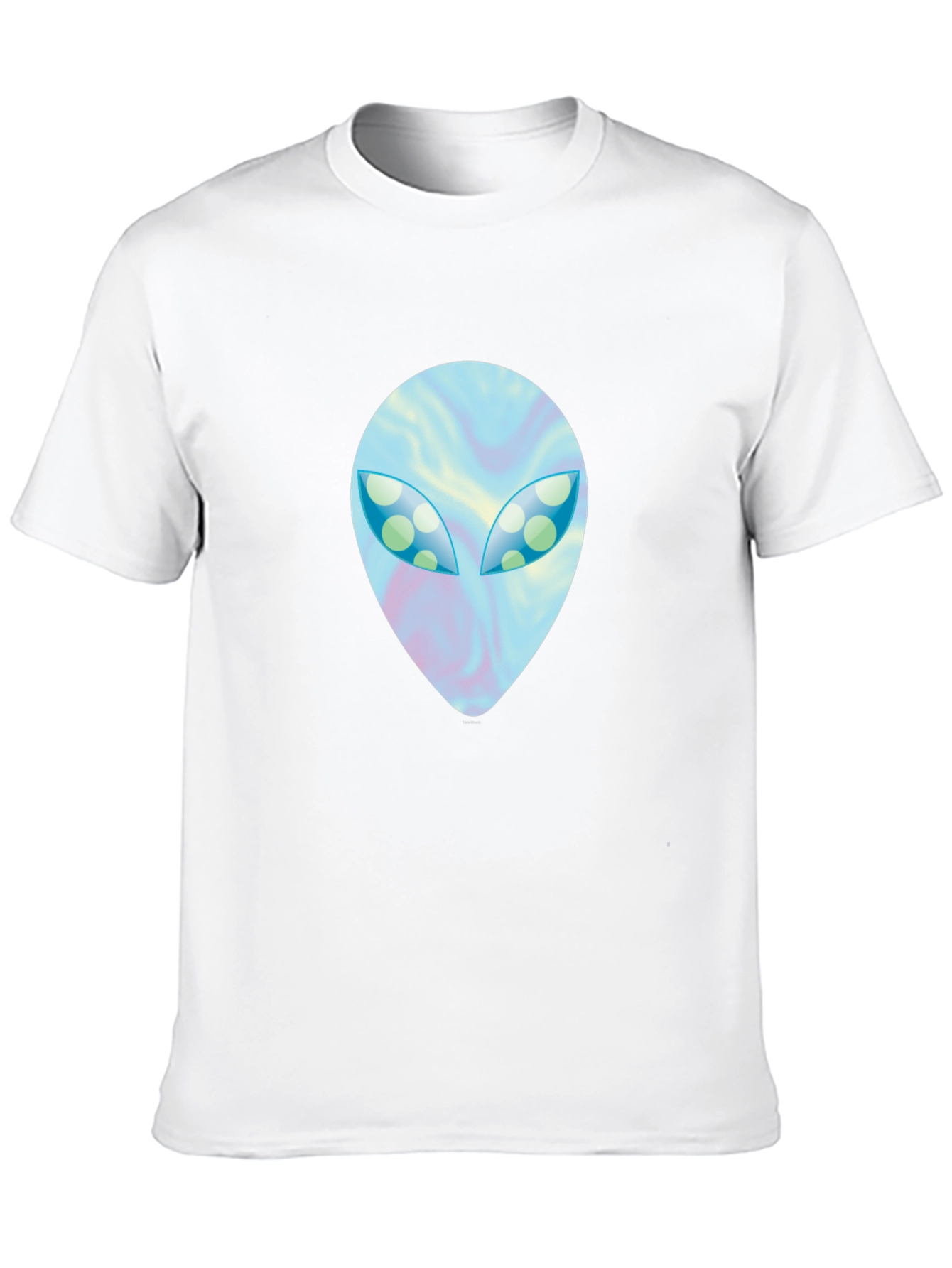 Alien Face Graphic Black T-Shirt