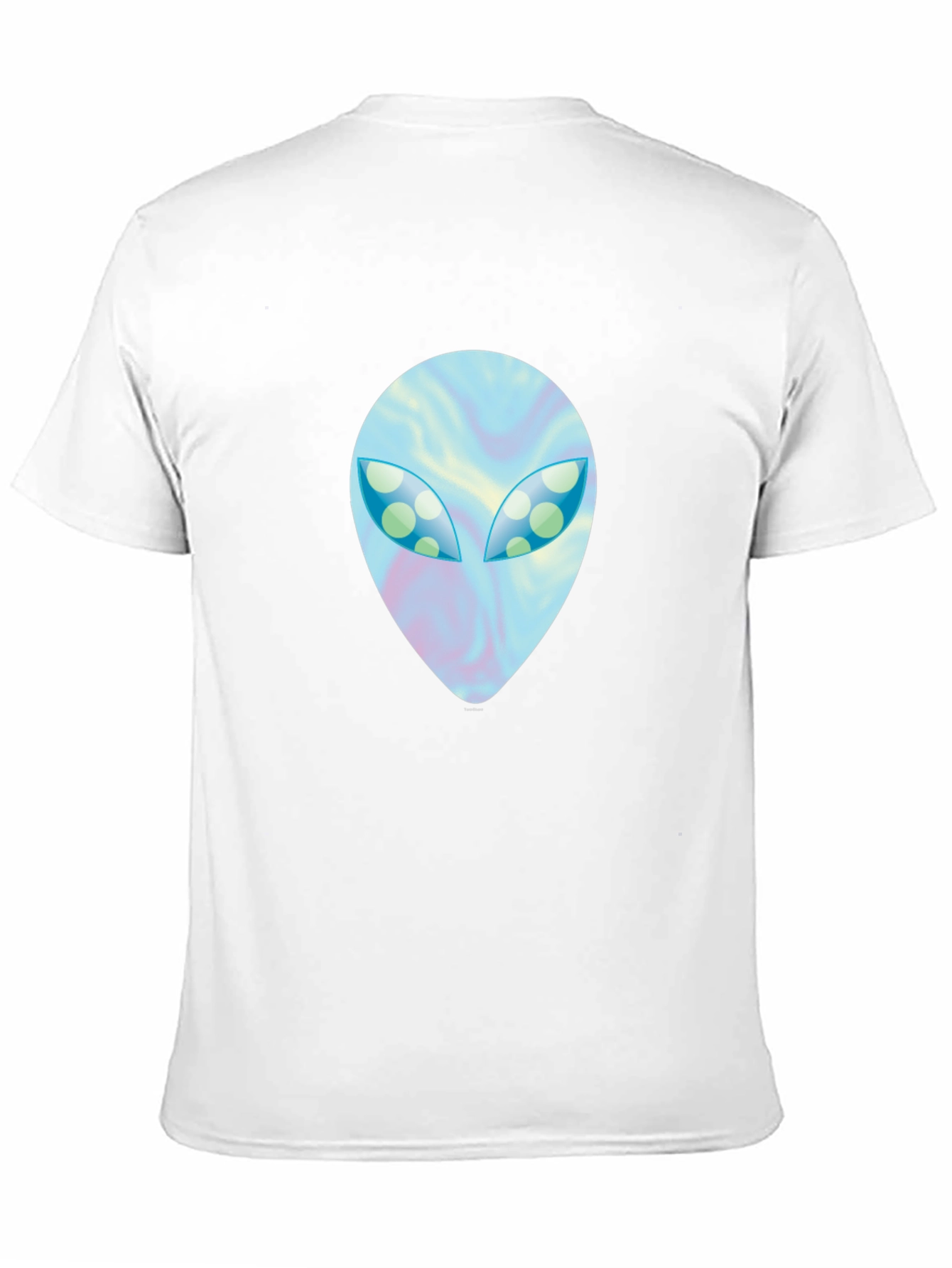 Alien Face Graphic Black T-Shirt