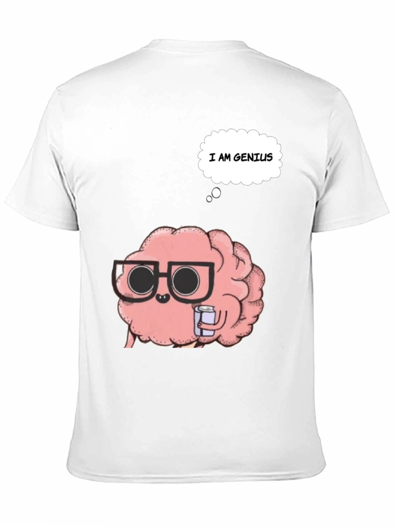 Brainy Genius T-Shirt - Black