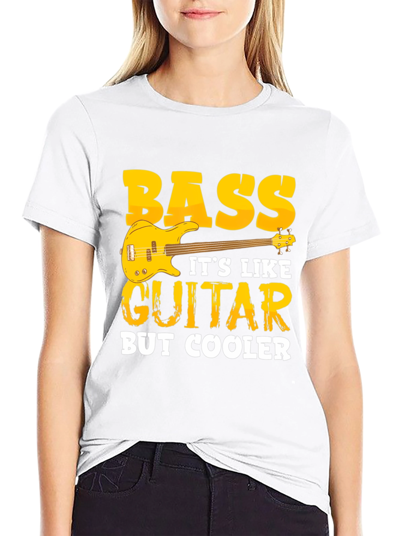 Bass Guitar T-Shirt - Cooler Than Guitar Tee