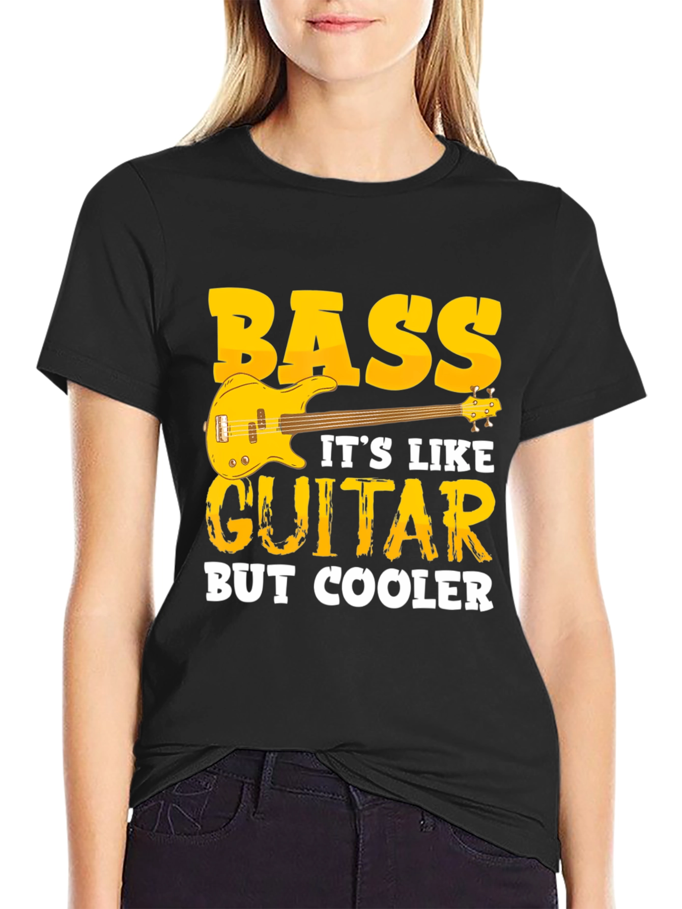 Bass Guitar T-Shirt - Cooler Than Guitar Tee